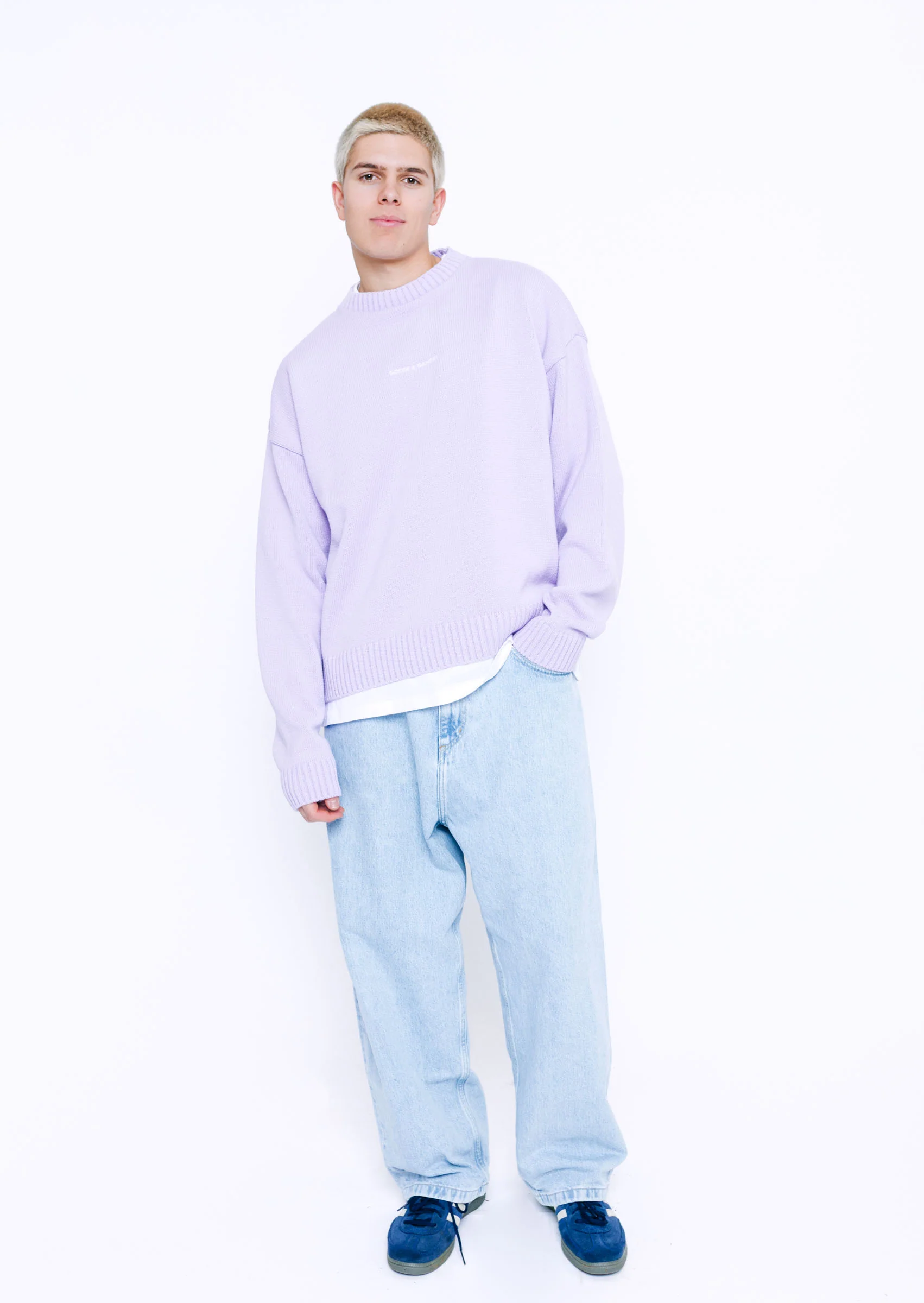 Knitted Sweatshirt - Orchid - Image 13
