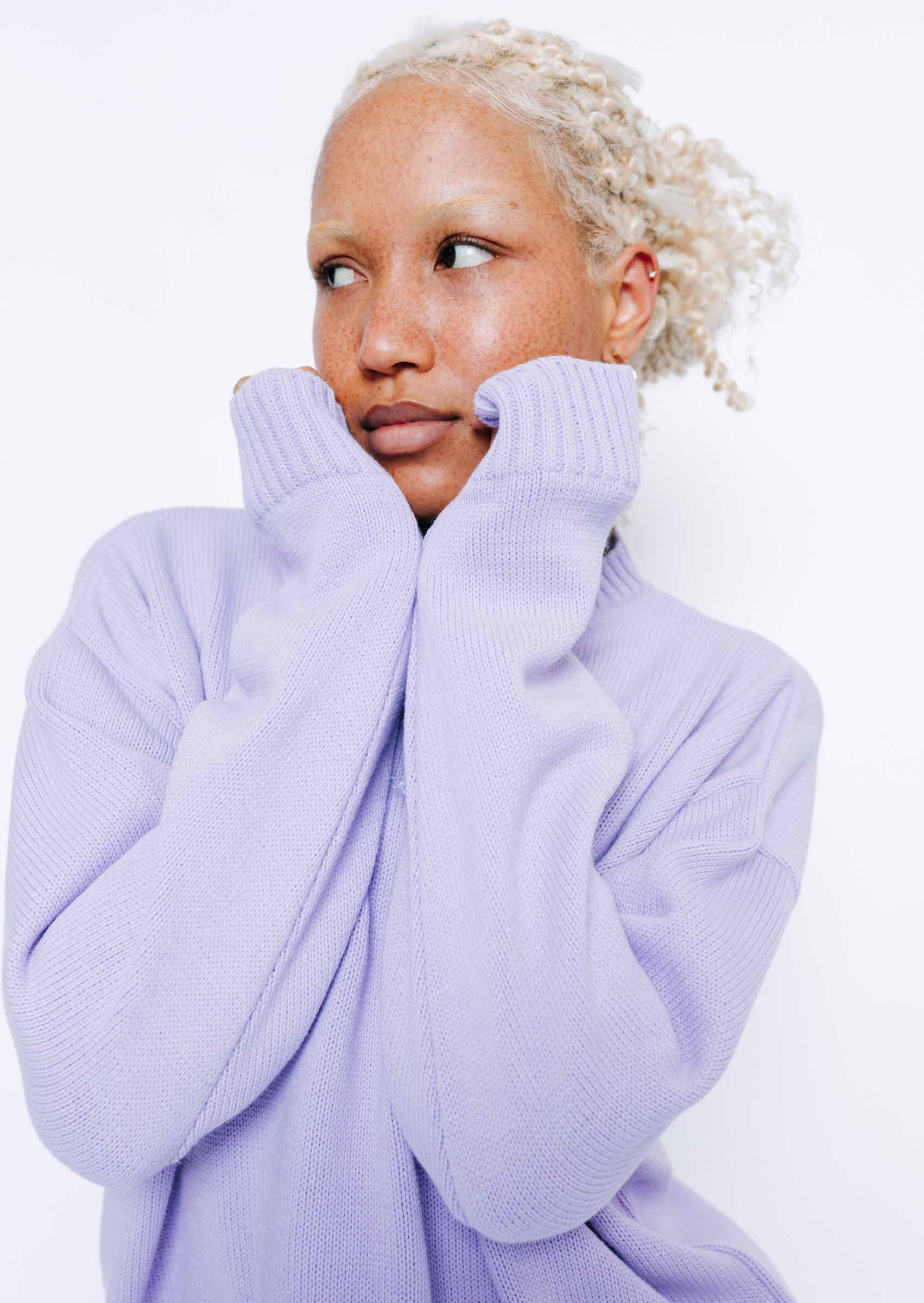 Knitted Sweatshirt - Orchid - Image 14