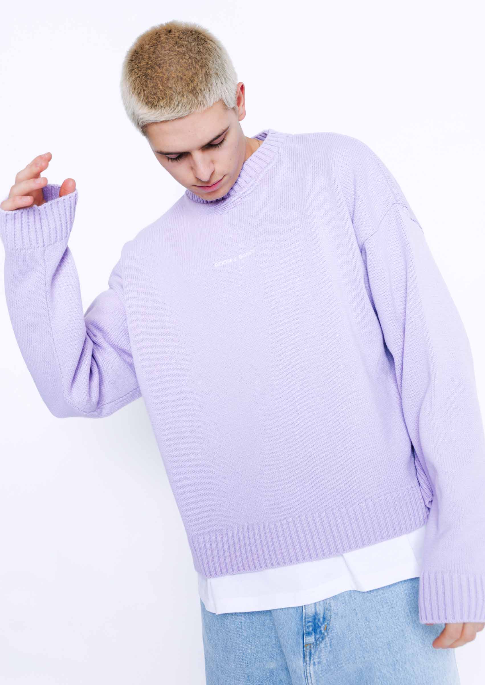 Knitted Sweatshirt - Orchid - Image 15