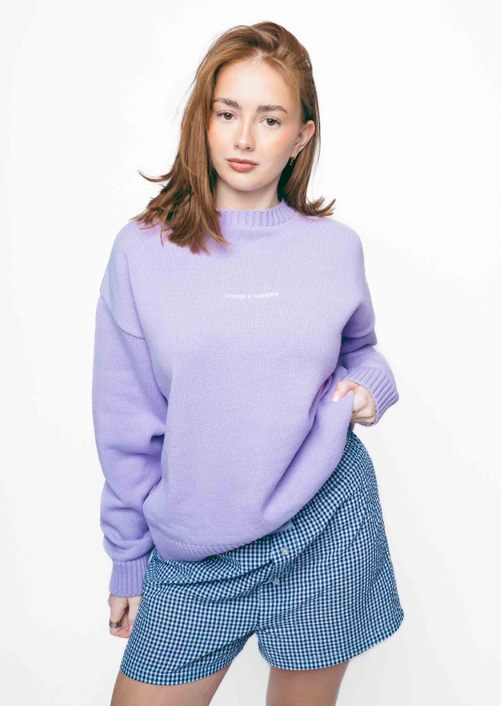Knitted Sweatshirt - Orchid - Image 17