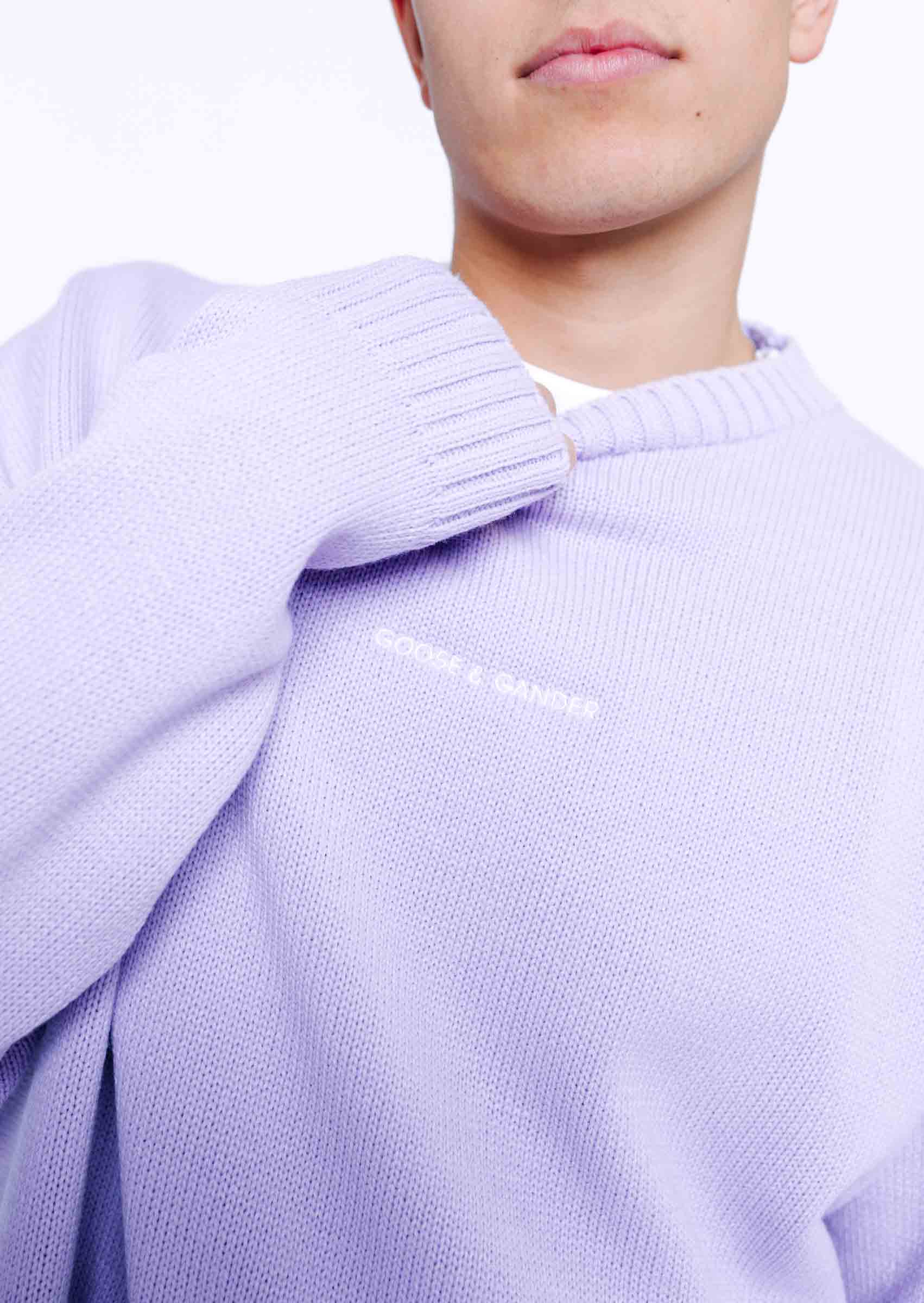 Knitted Sweatshirt - Orchid - Image 19