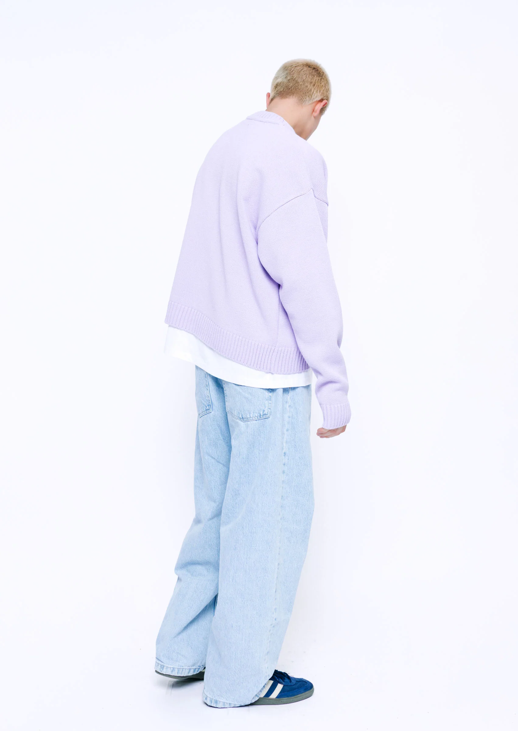 Knitted Sweatshirt - Orchid - Image 3