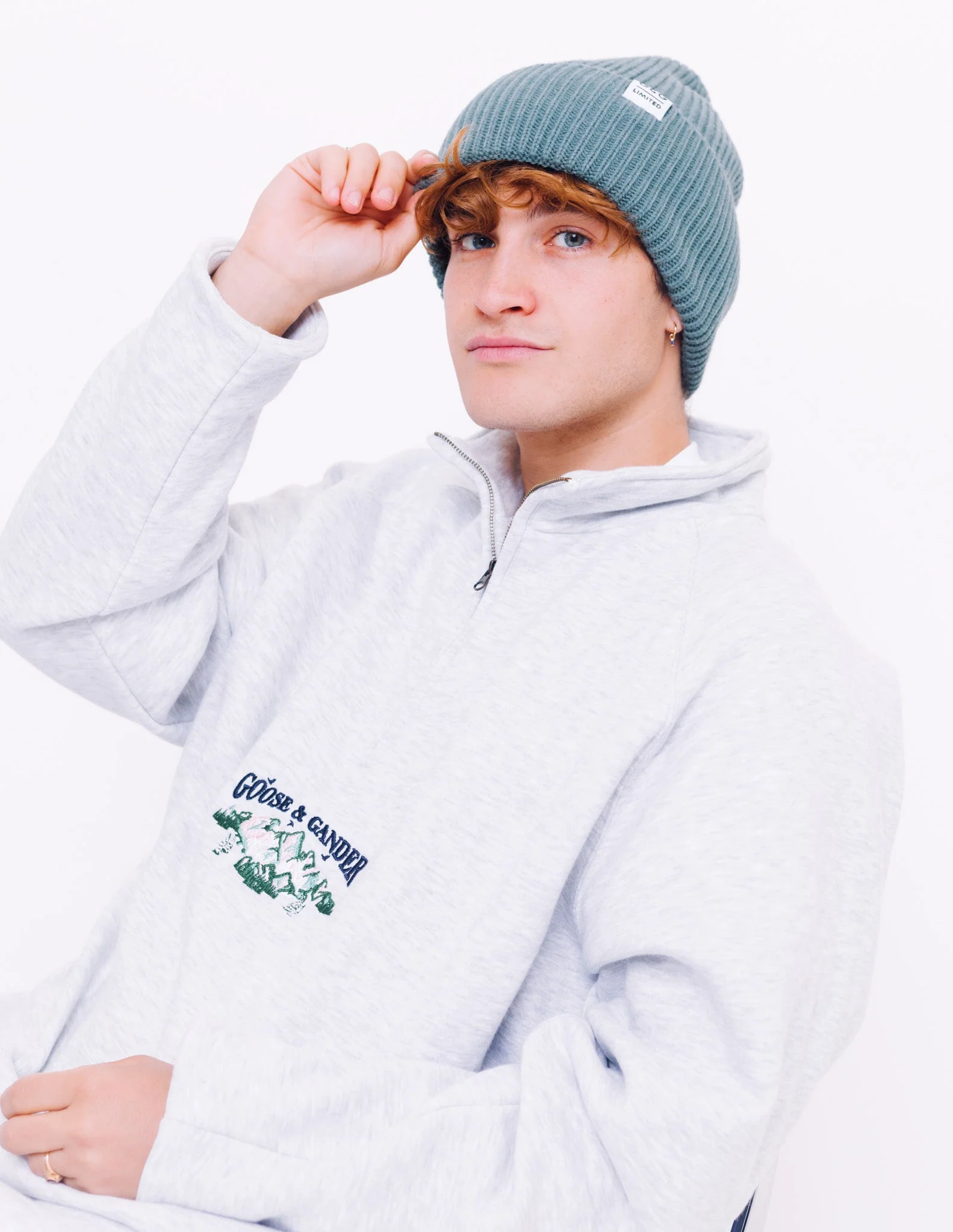 Tag Beanie - Marine Green - Image 6