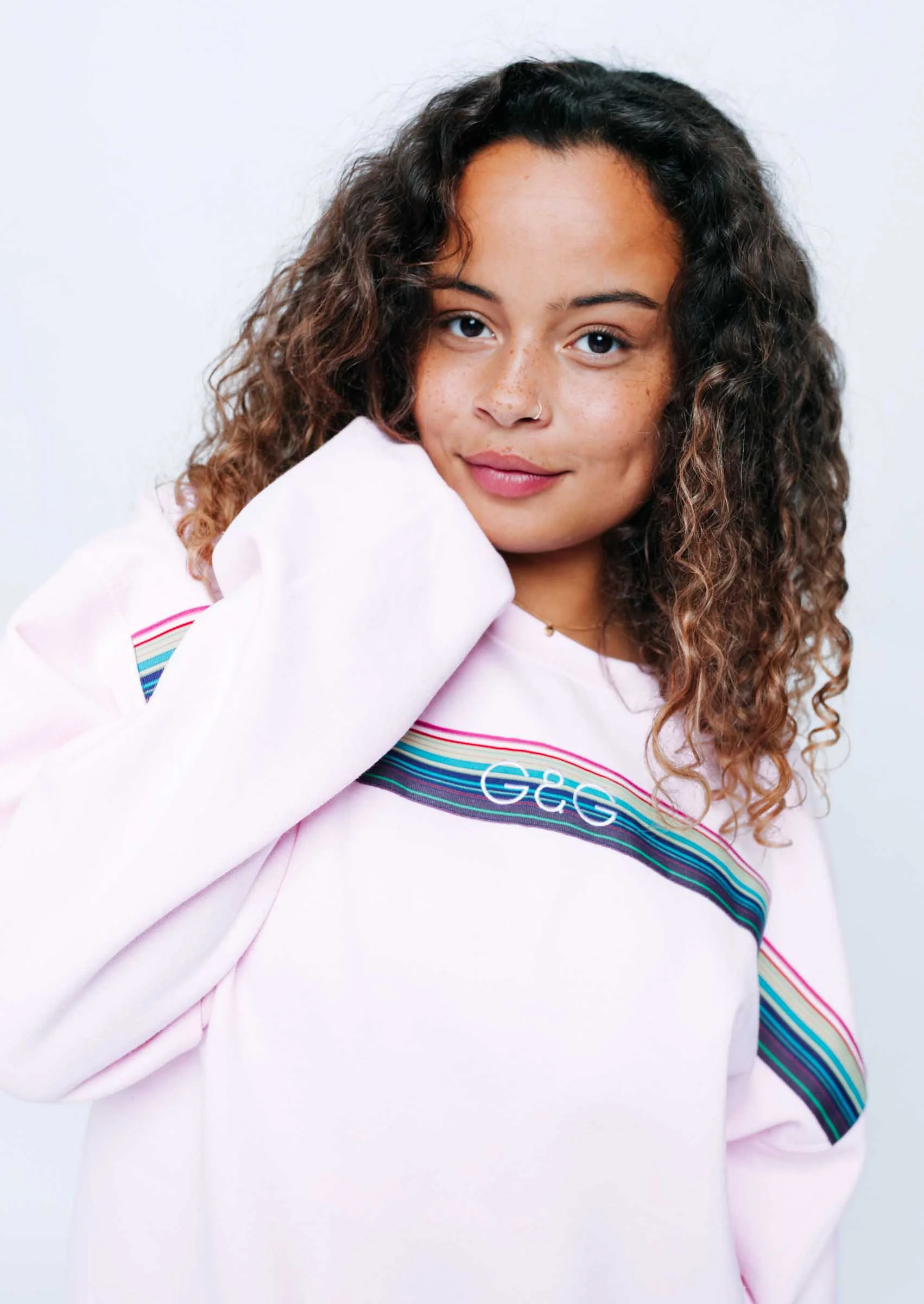 Opera Ribbon Sweat - Baby Pink - Image 4