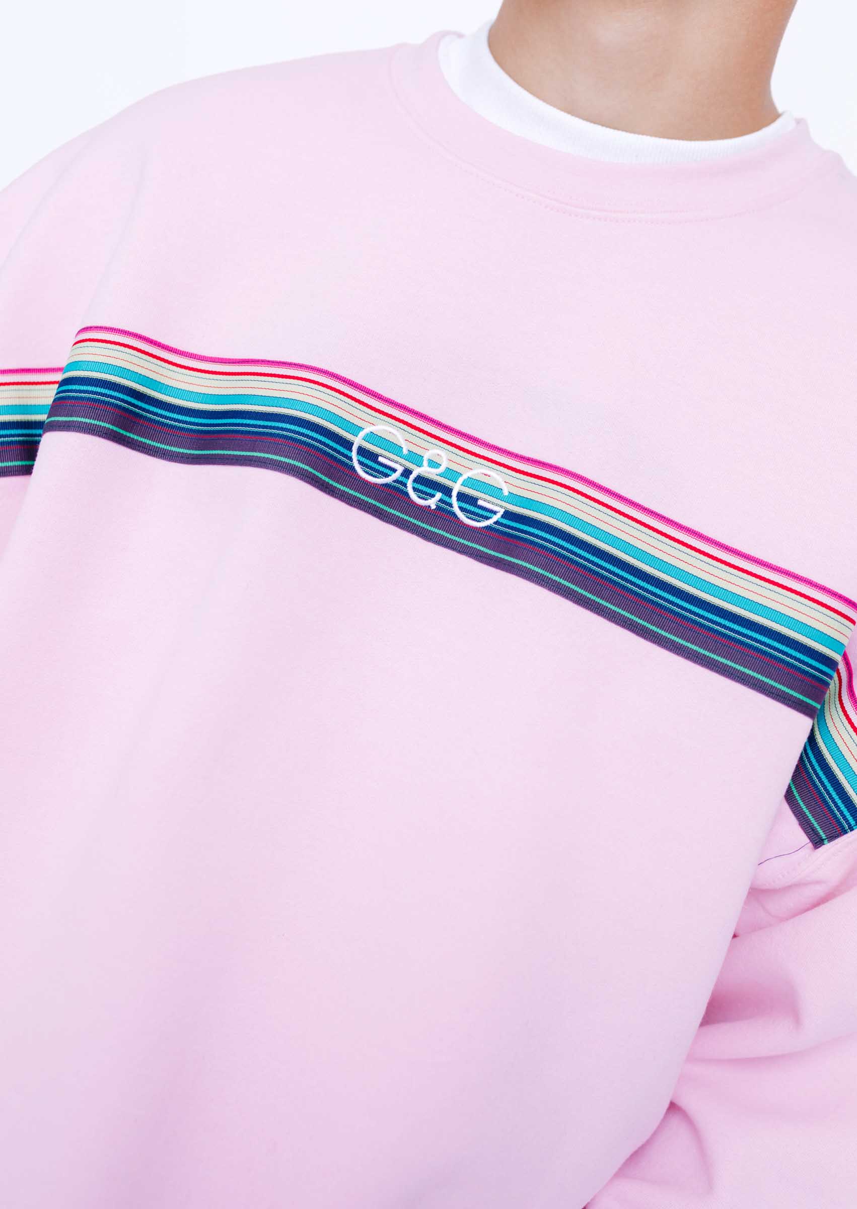 Opera Ribbon Sweat - Baby Pink - Image 5