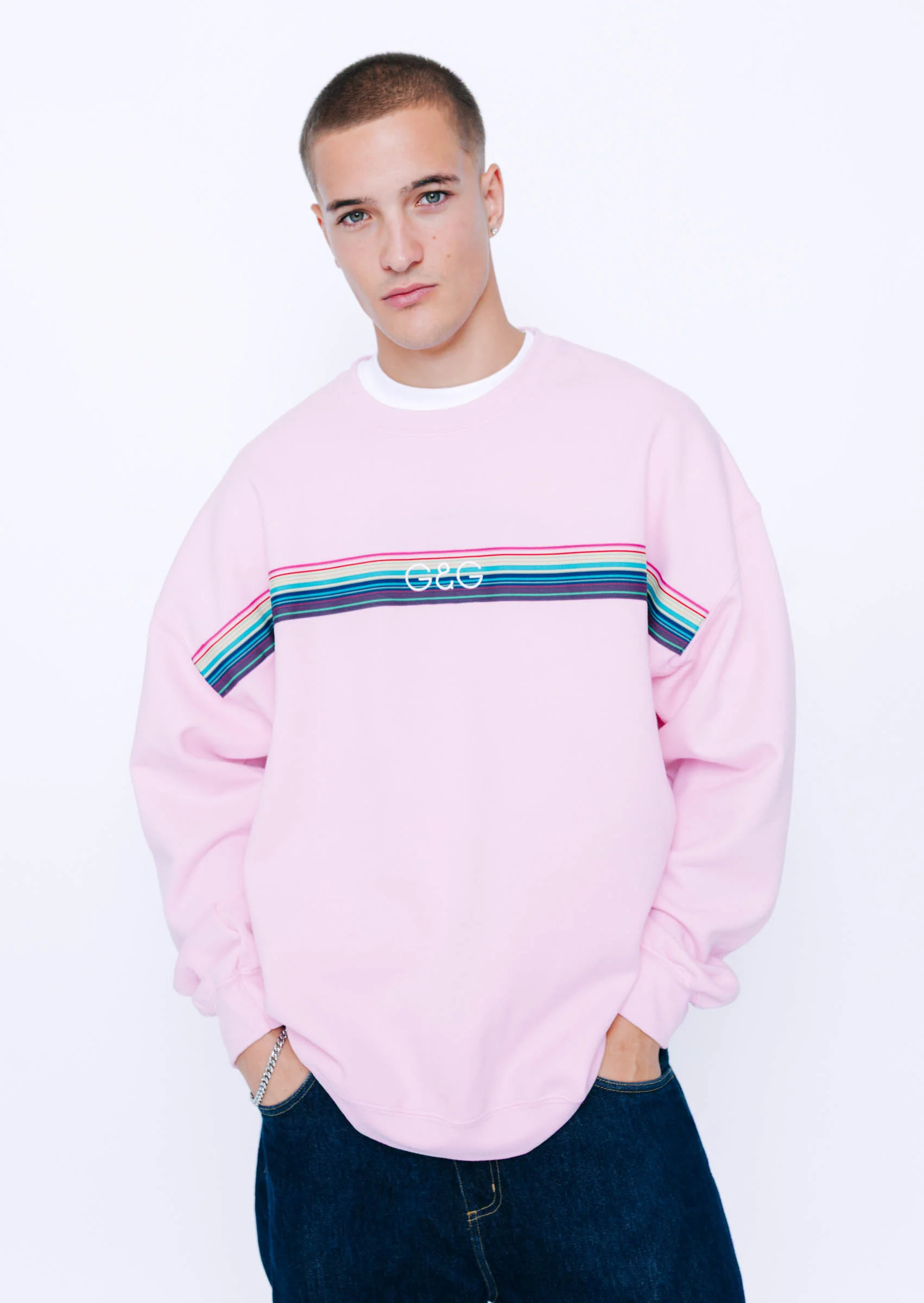 Opera Ribbon Sweat - Baby Pink - Image 7