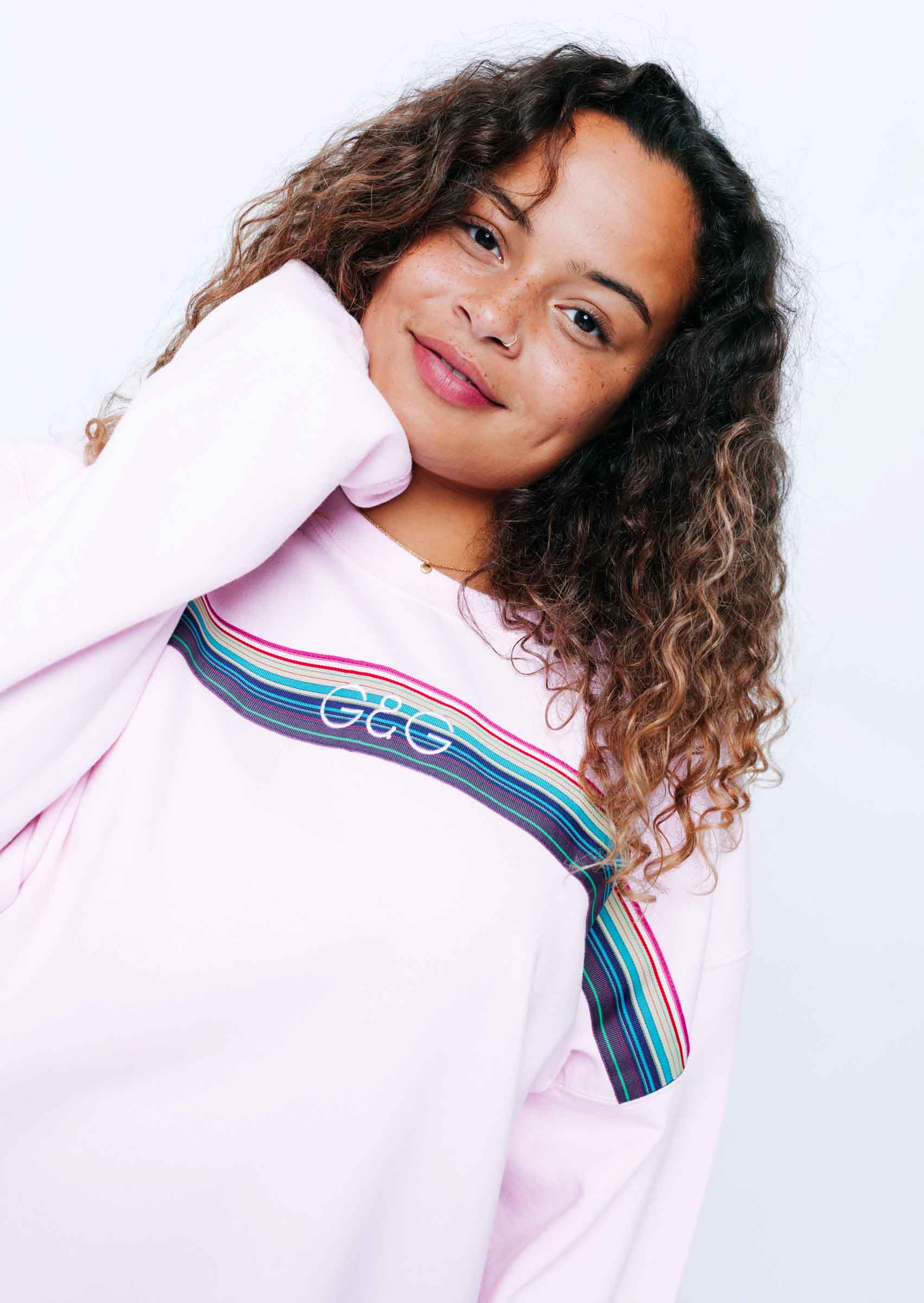 Opera Ribbon Sweat - Baby Pink - Image 9