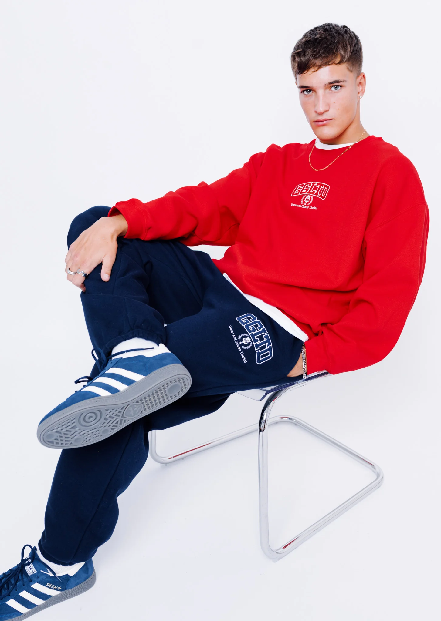 Varsity Sweatshirt - Red - Image 5