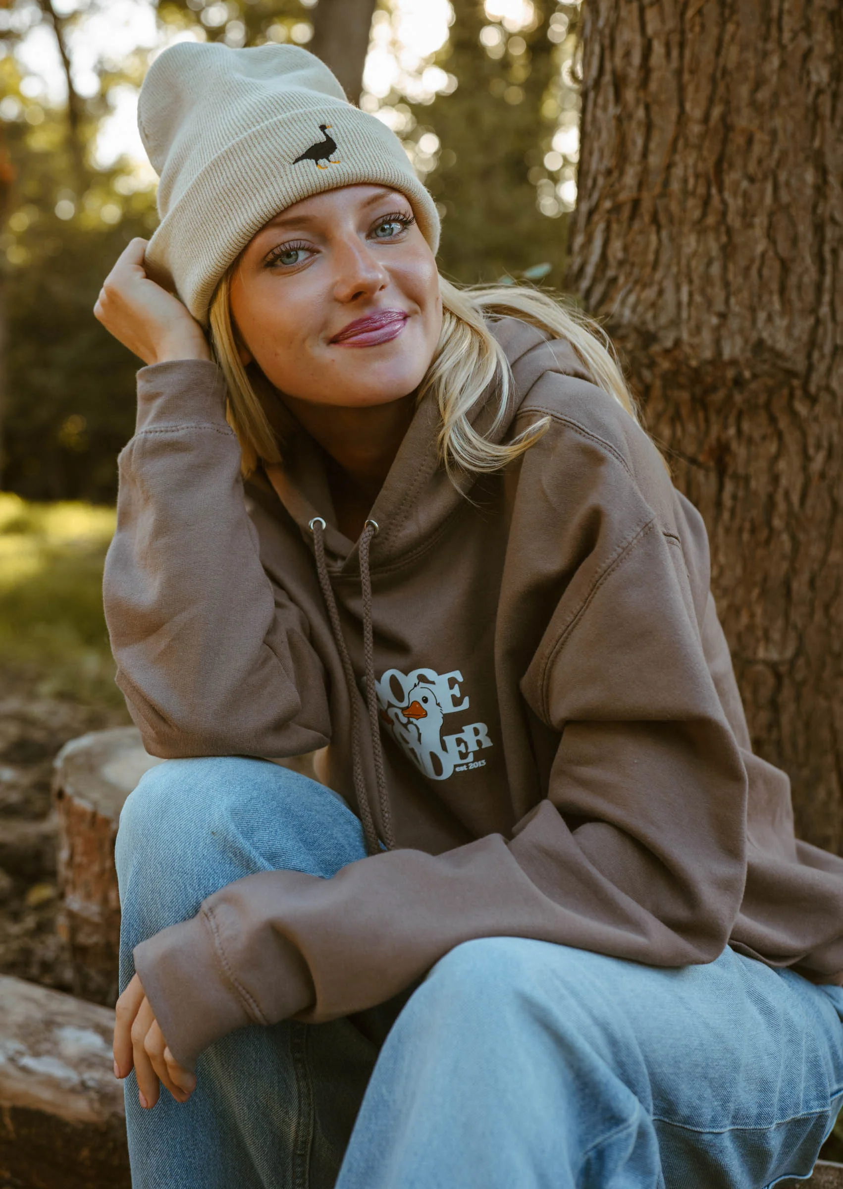 Goose Beanie - Sand - Image 6