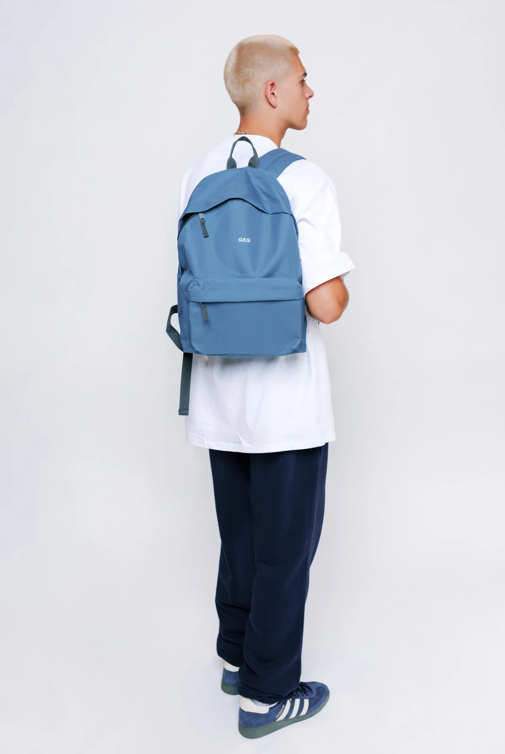 Simple Rucksack - Indigo - Image 4