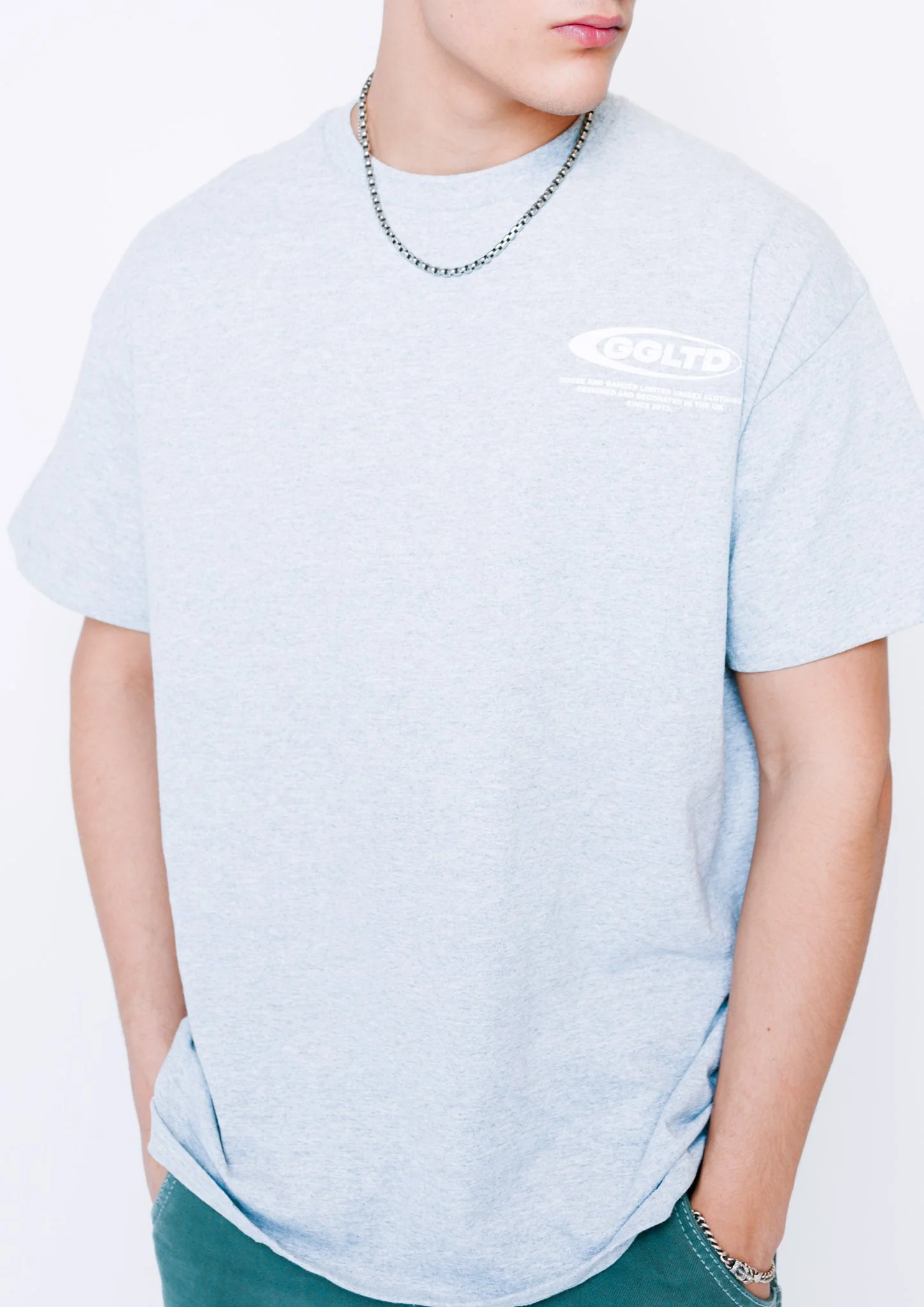 Goose League Tee - Sports Grey - Image 4
