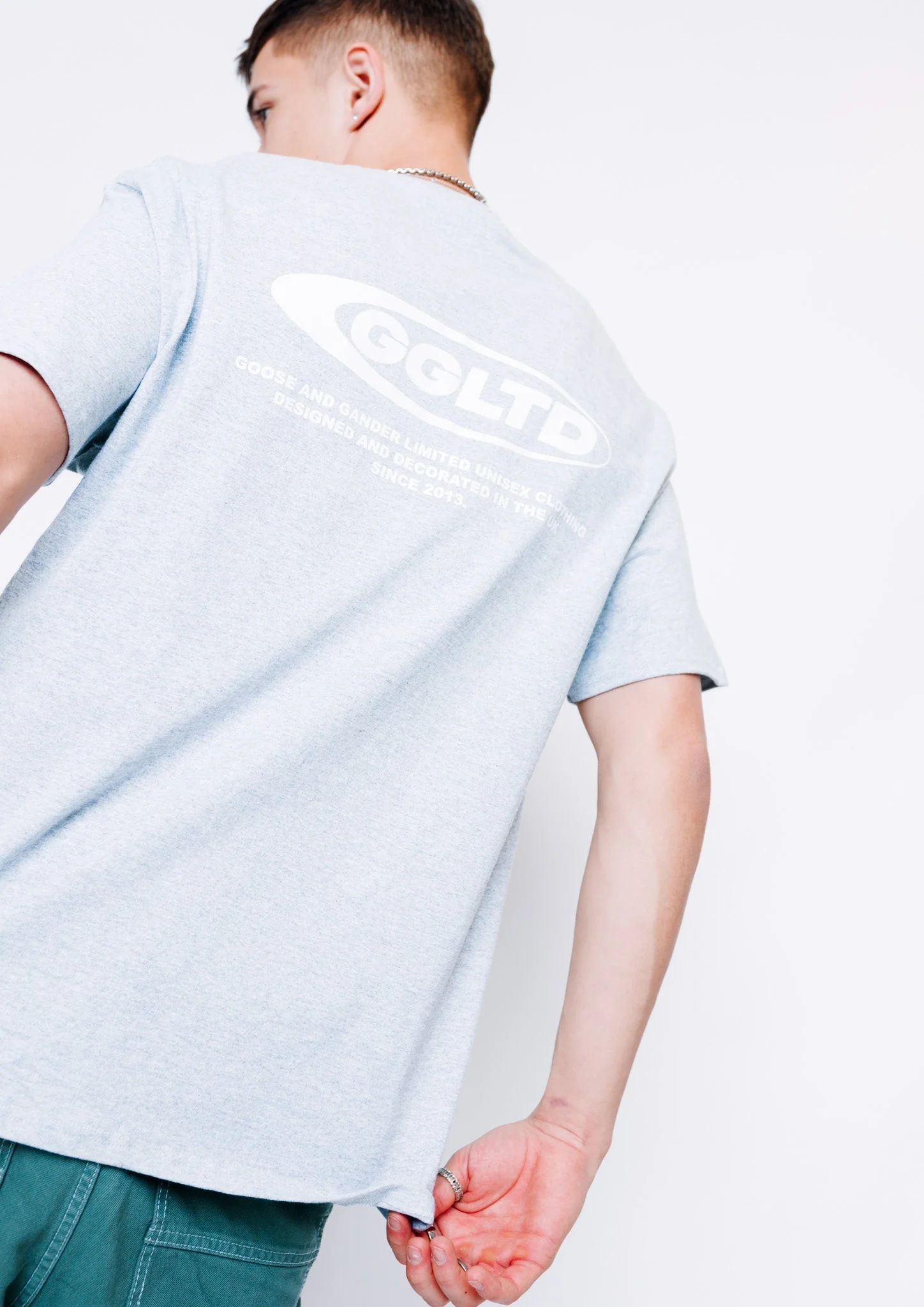 Goose League Tee - Sports Grey - Image 5