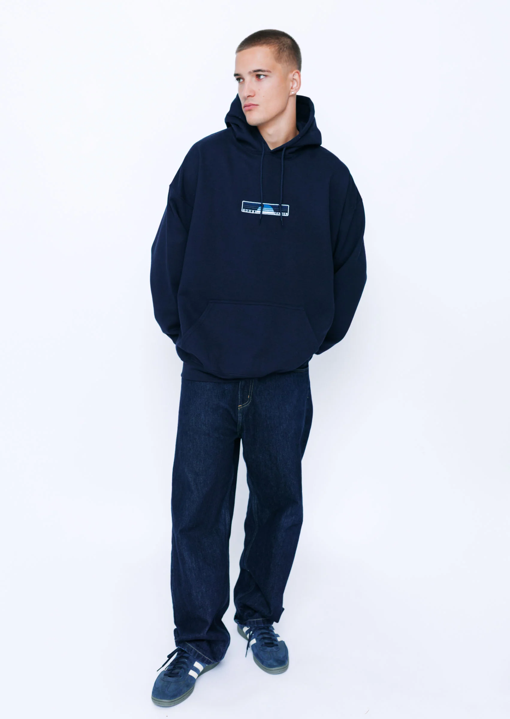 Sunset Embroidered Hood - Navy - Image 4