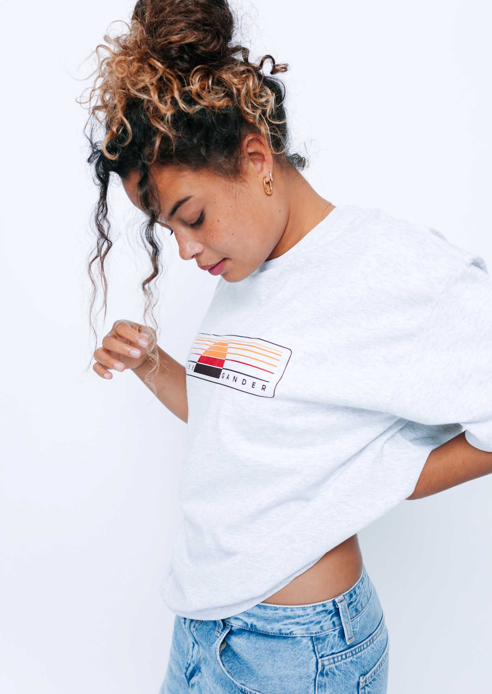 Sunset Tee - Ash Grey - Image 2