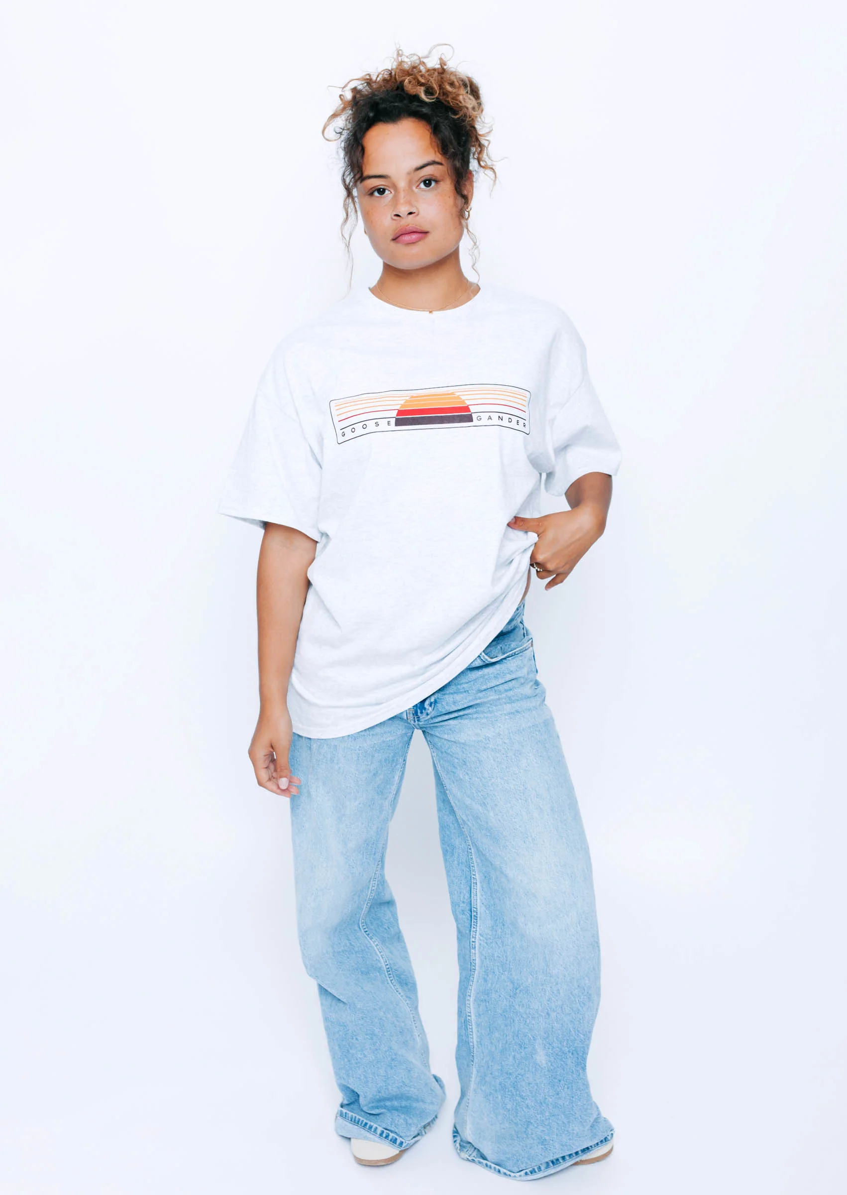 Sunset Tee - Ash Grey - Image 3