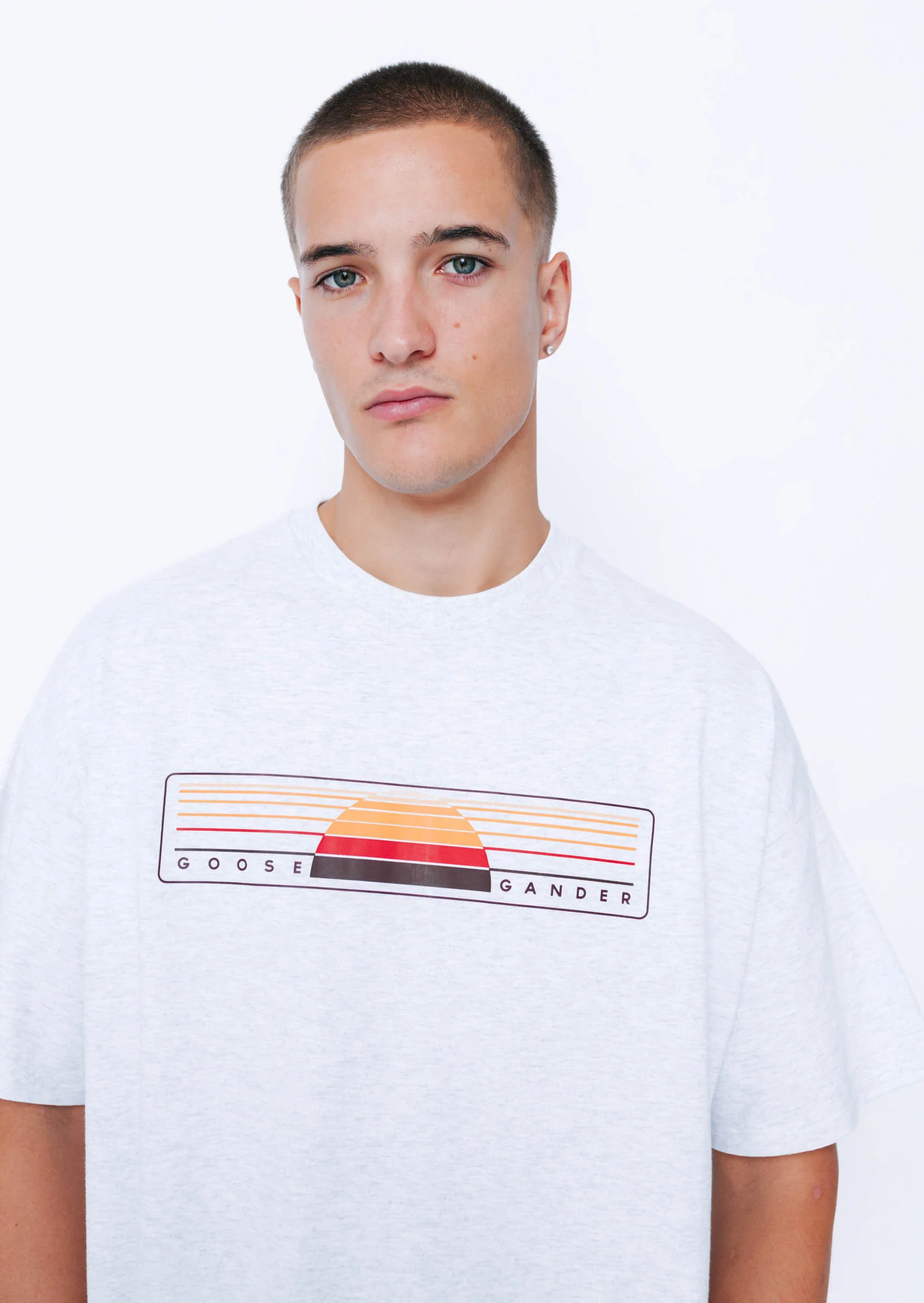 Sunset Tee - Ash Grey - Image 7