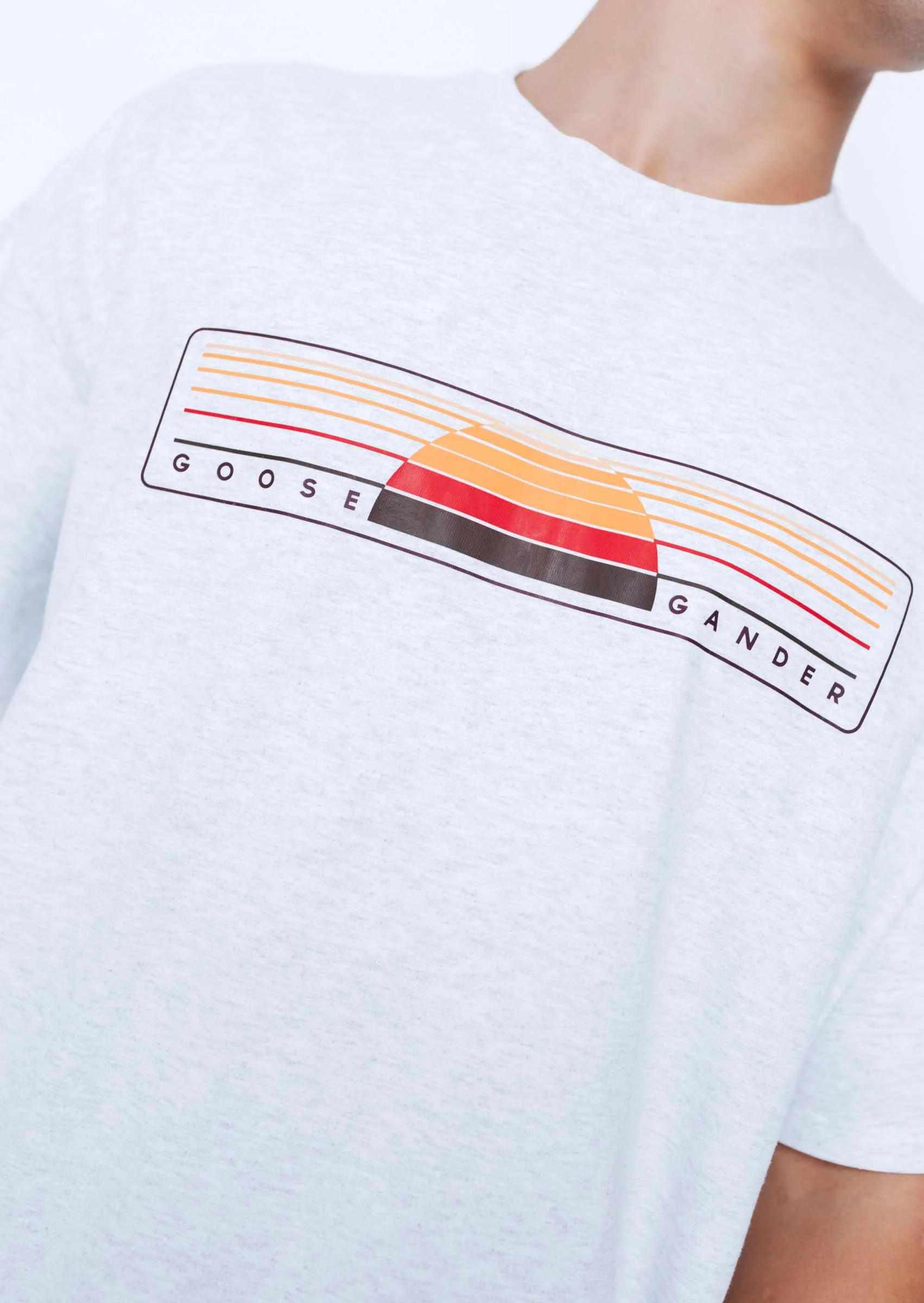 Sunset Tee - Ash Grey - Image 8