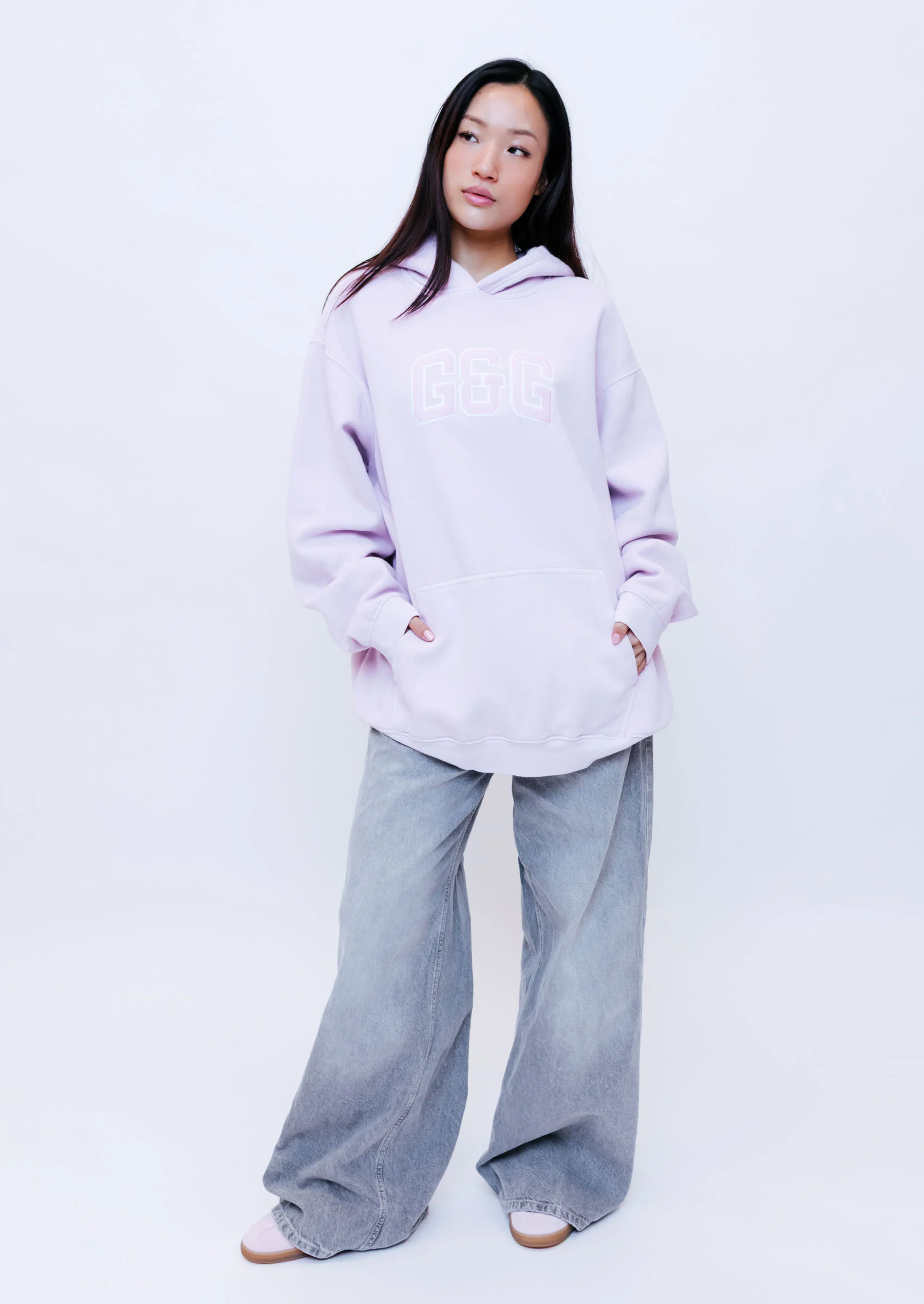 Applique Hoodie - Baby Pink - Image 11