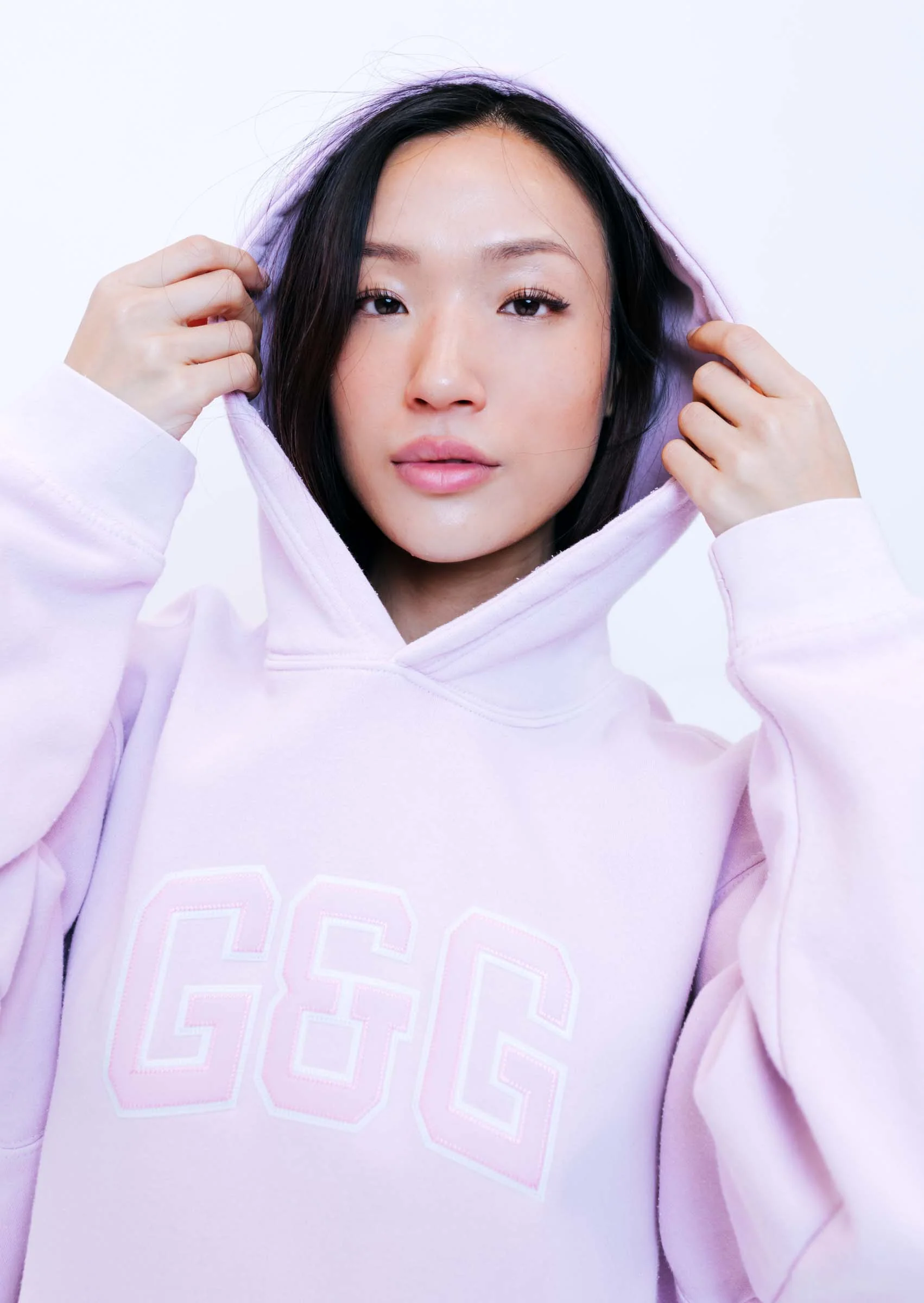 Applique Hoodie - Baby Pink - Image 5