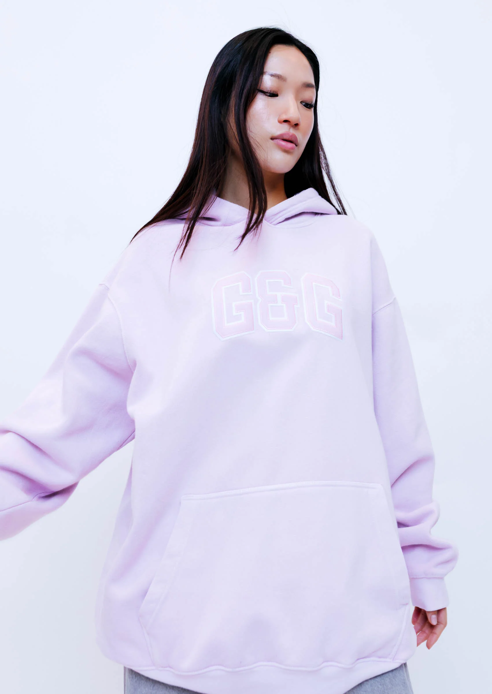Applique Hoodie - Baby Pink - Image 9
