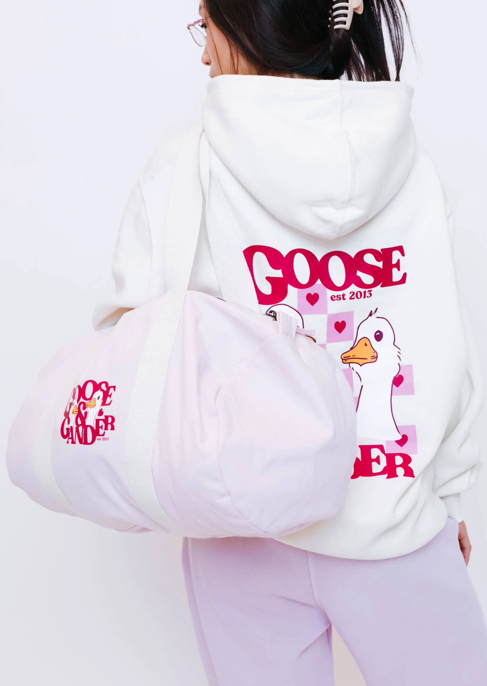 Gambit Duffel Bag - Baby Pink - Image 3