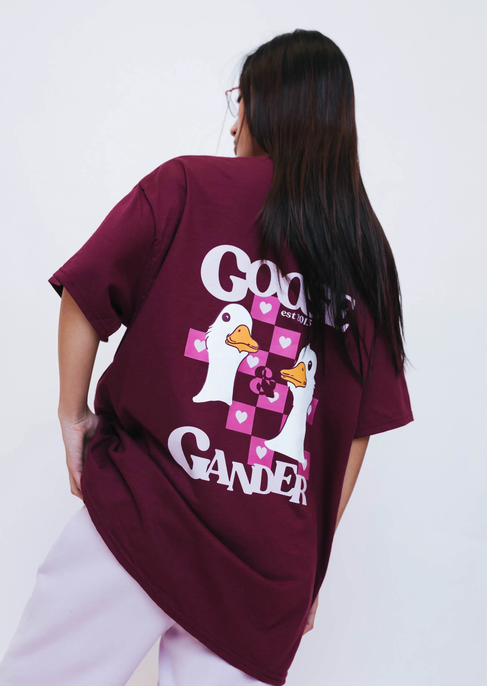 Gambit Tee - Burgundy - Image 2