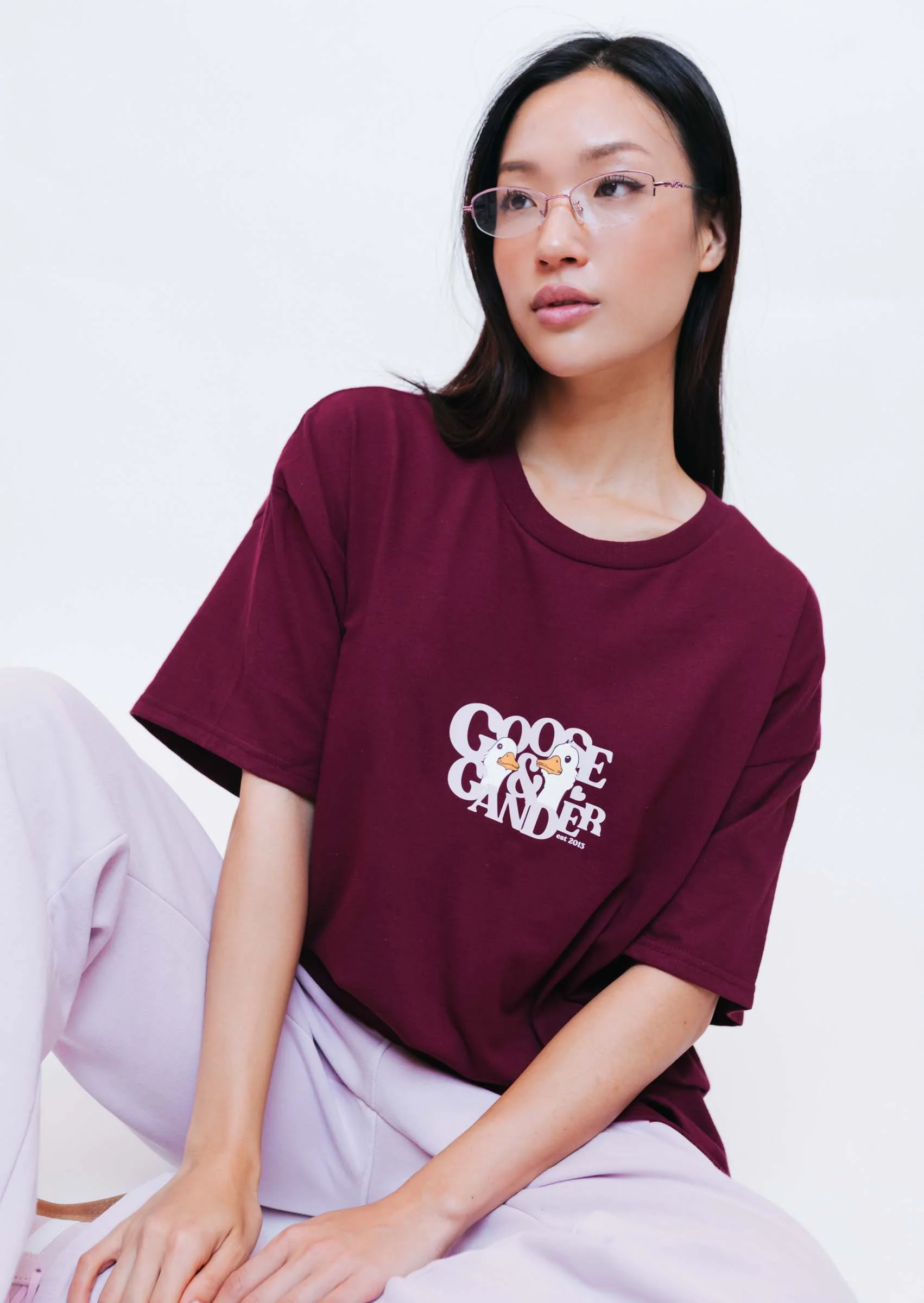 Gambit Tee - Burgundy - Image 3