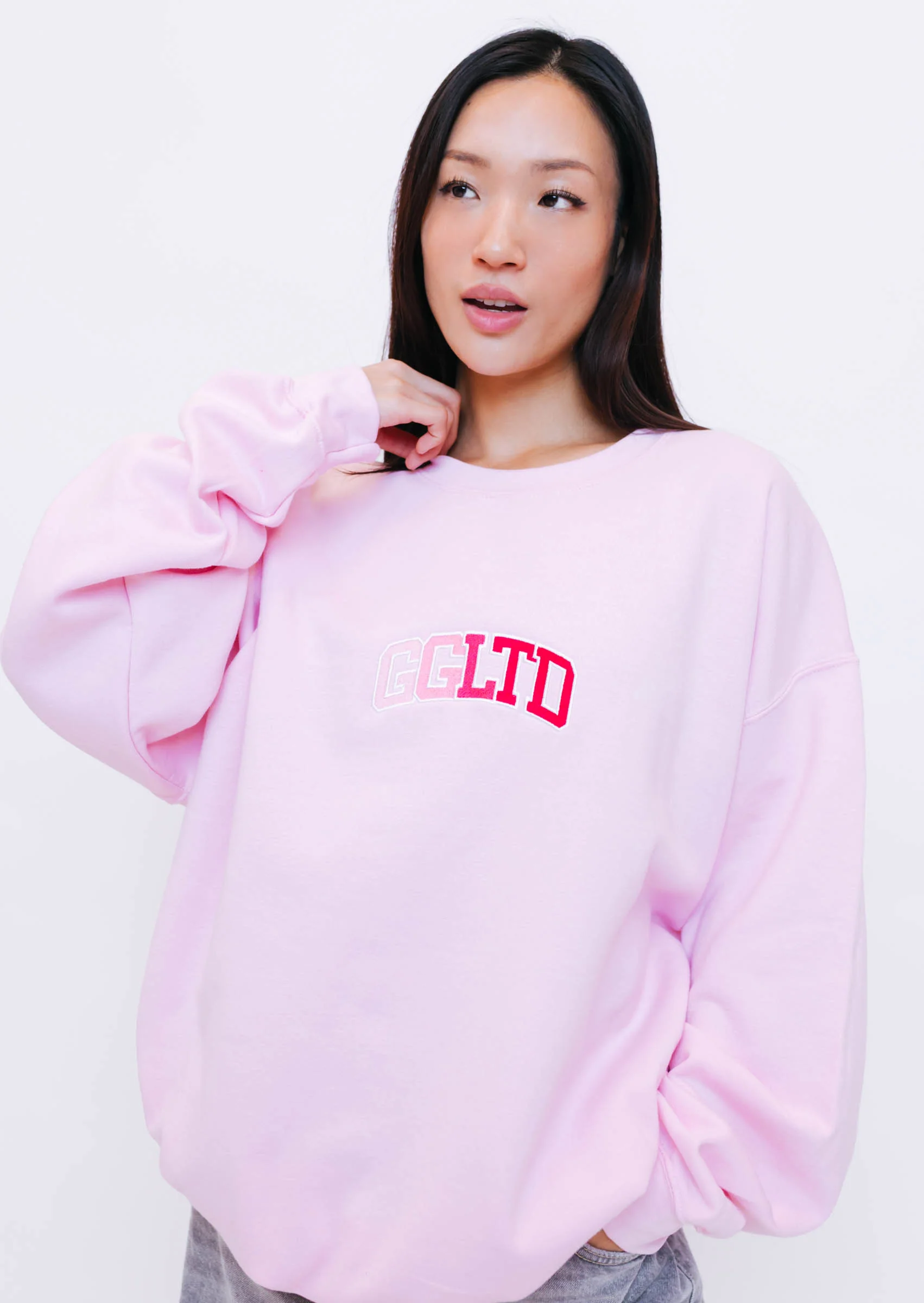 GGLTD Sweatshirt - Baby Pink - Image 9
