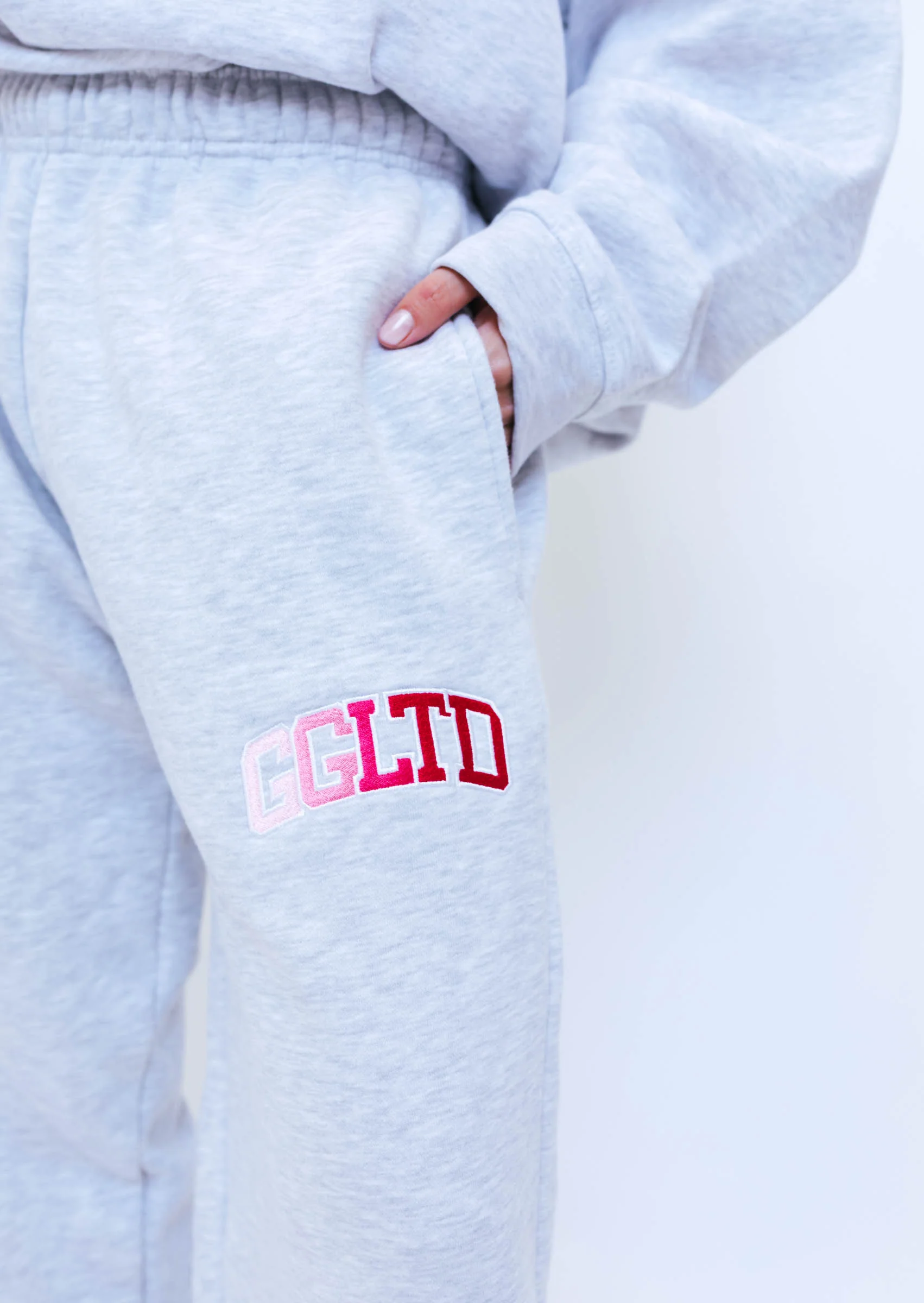 GGLTD Joggers Cuffed - Ash Grey - Image 8