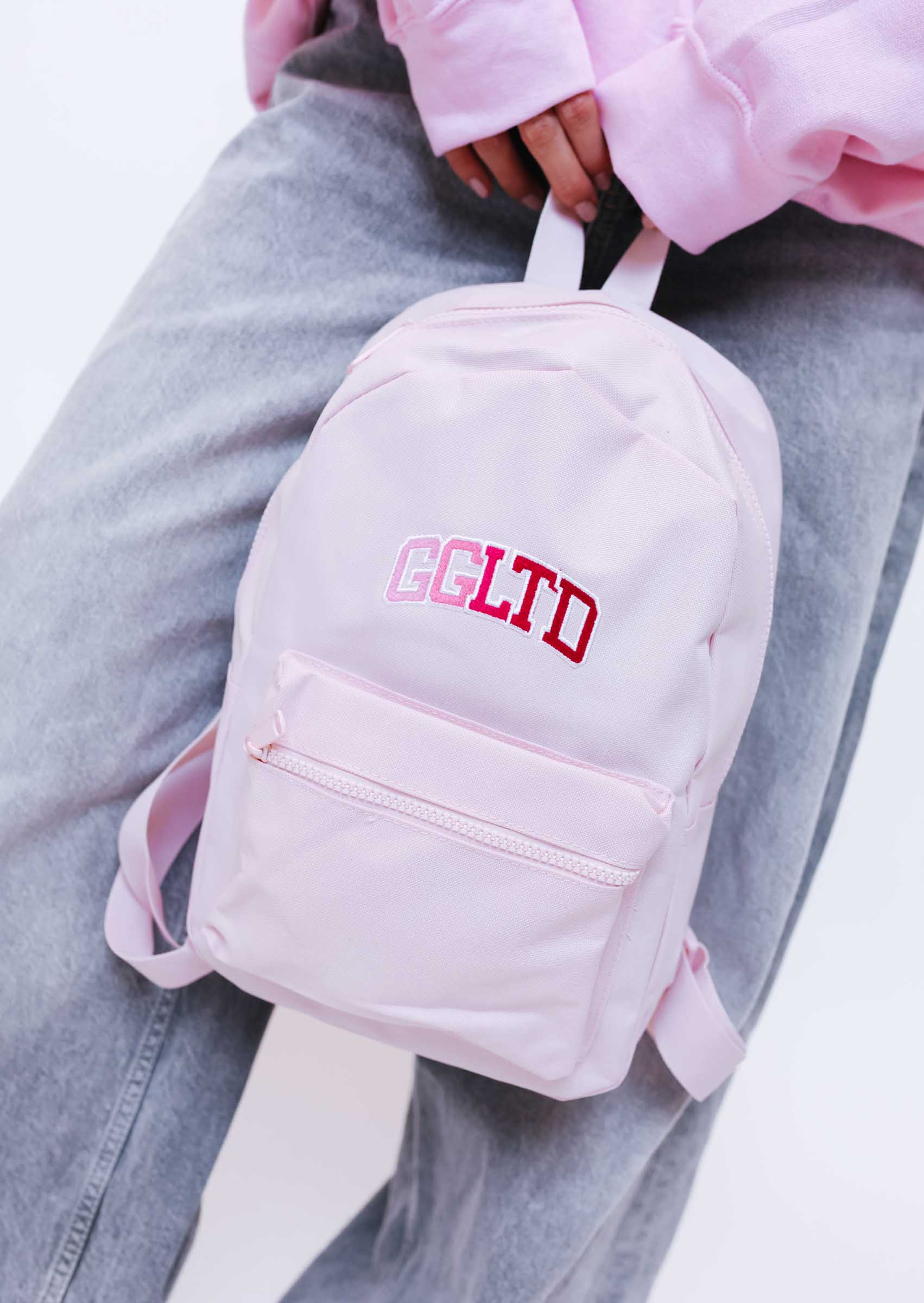 GGLTD Rucksack - Baby Pink - Image 5