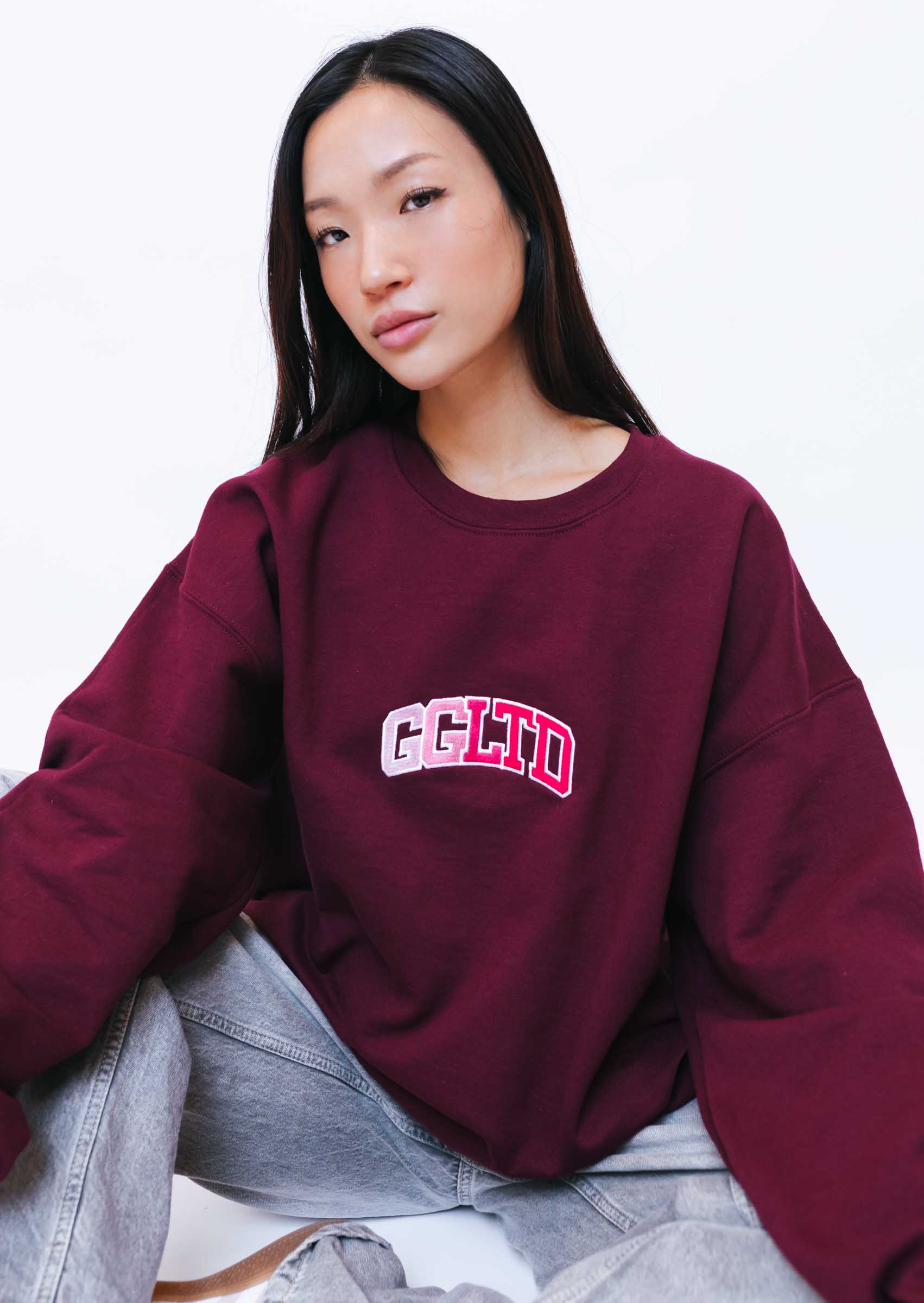 GGLTD Sweatshirt - Burgundy - Image 3