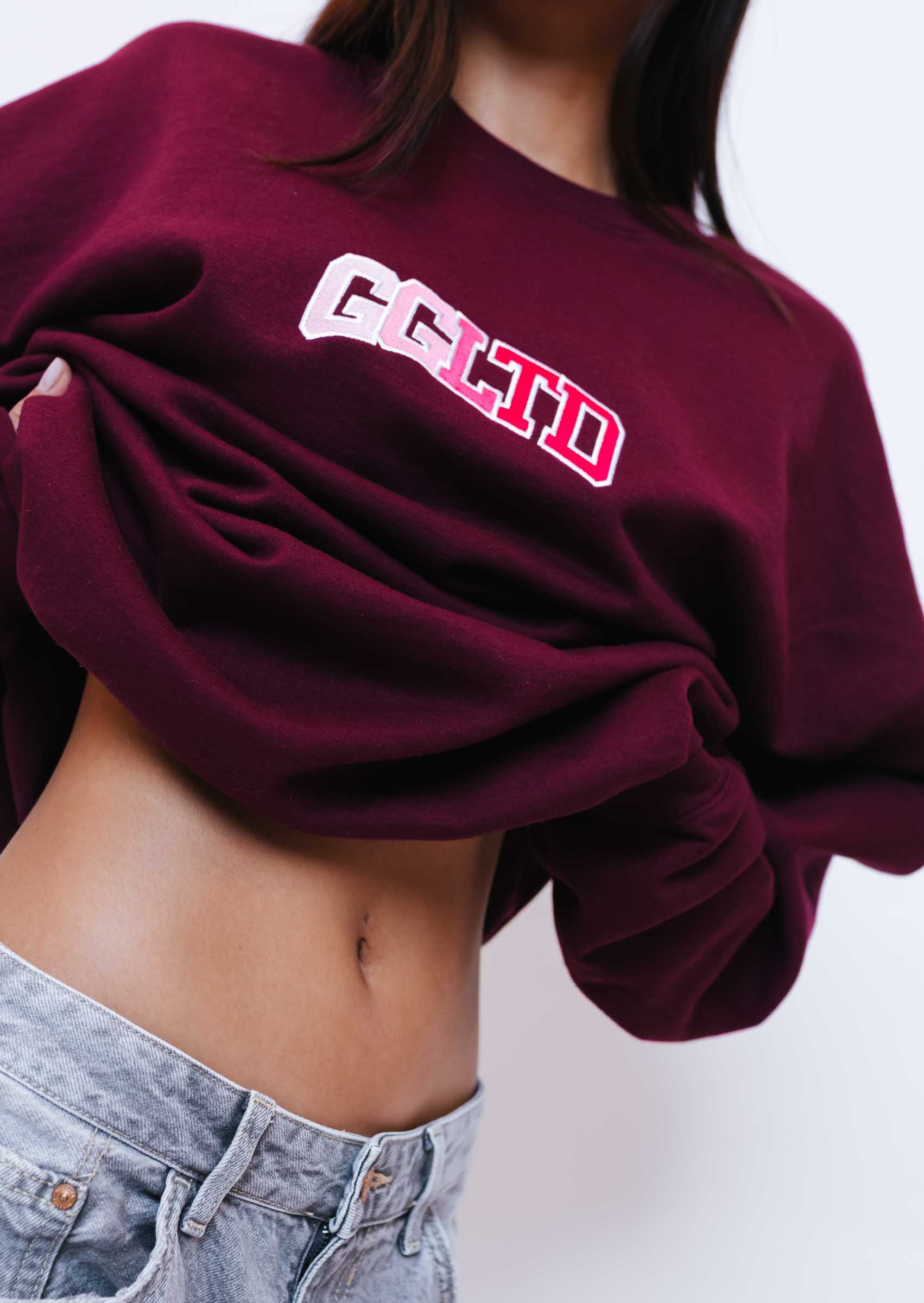 GGLTD Sweatshirt - Burgundy - Image 4