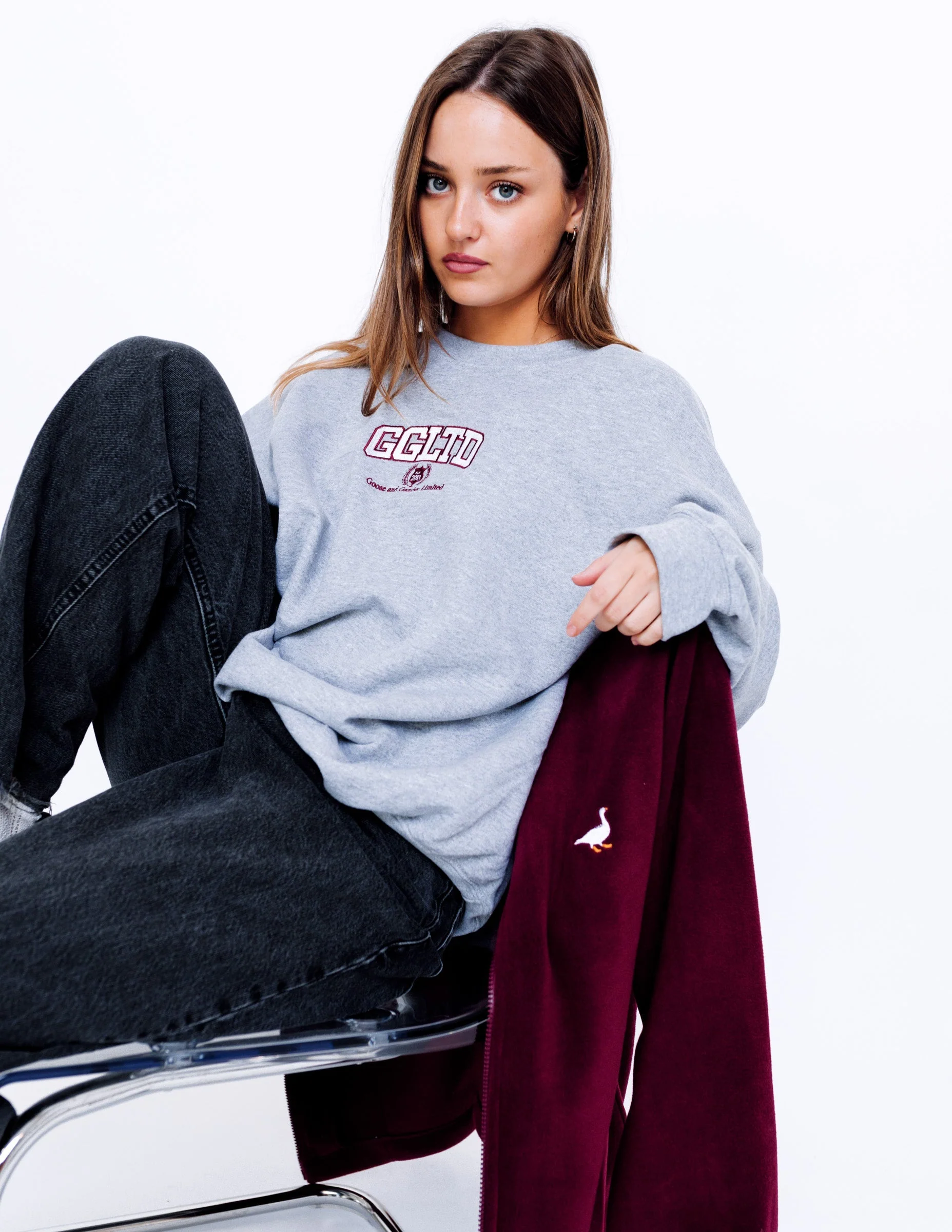 Varsity Sweatshirt - Sports Grey - Image 2