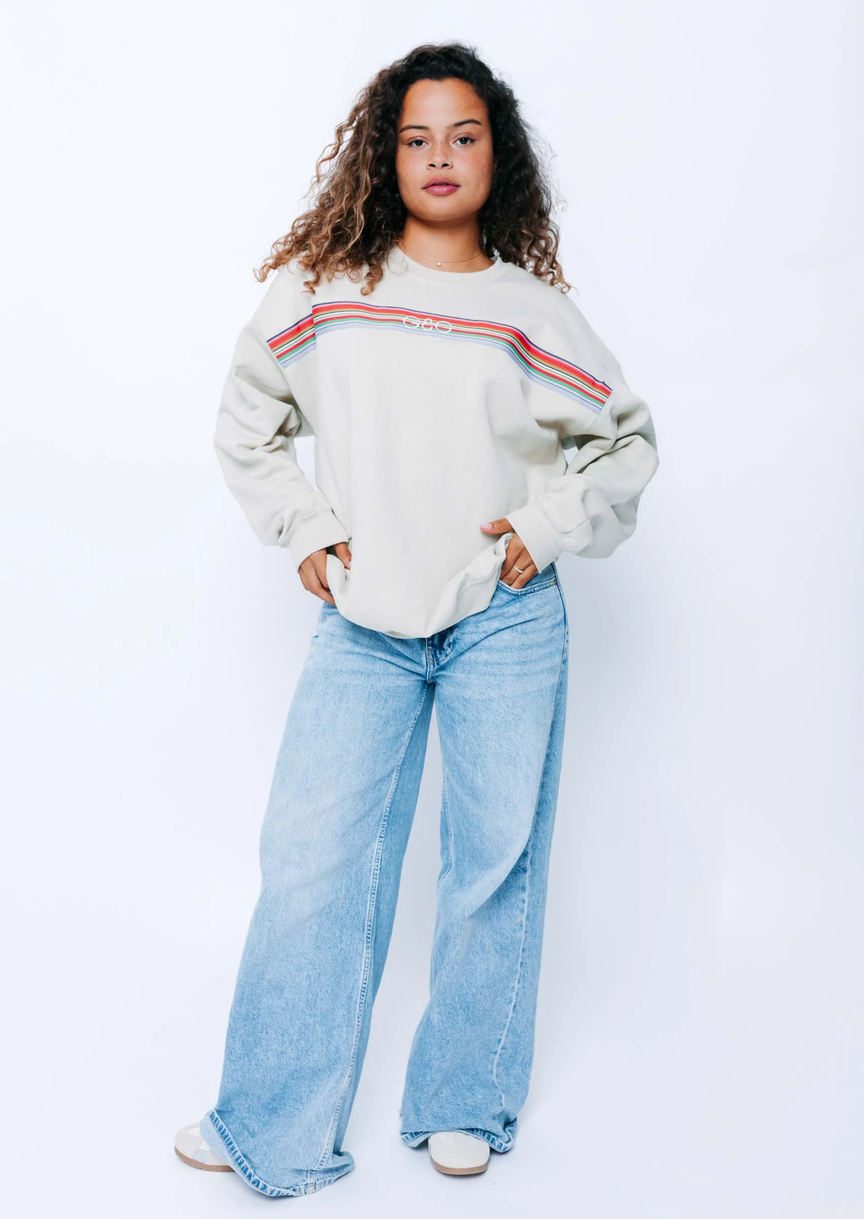 Vintage Ribbon Sweat - Sand - Image 6
