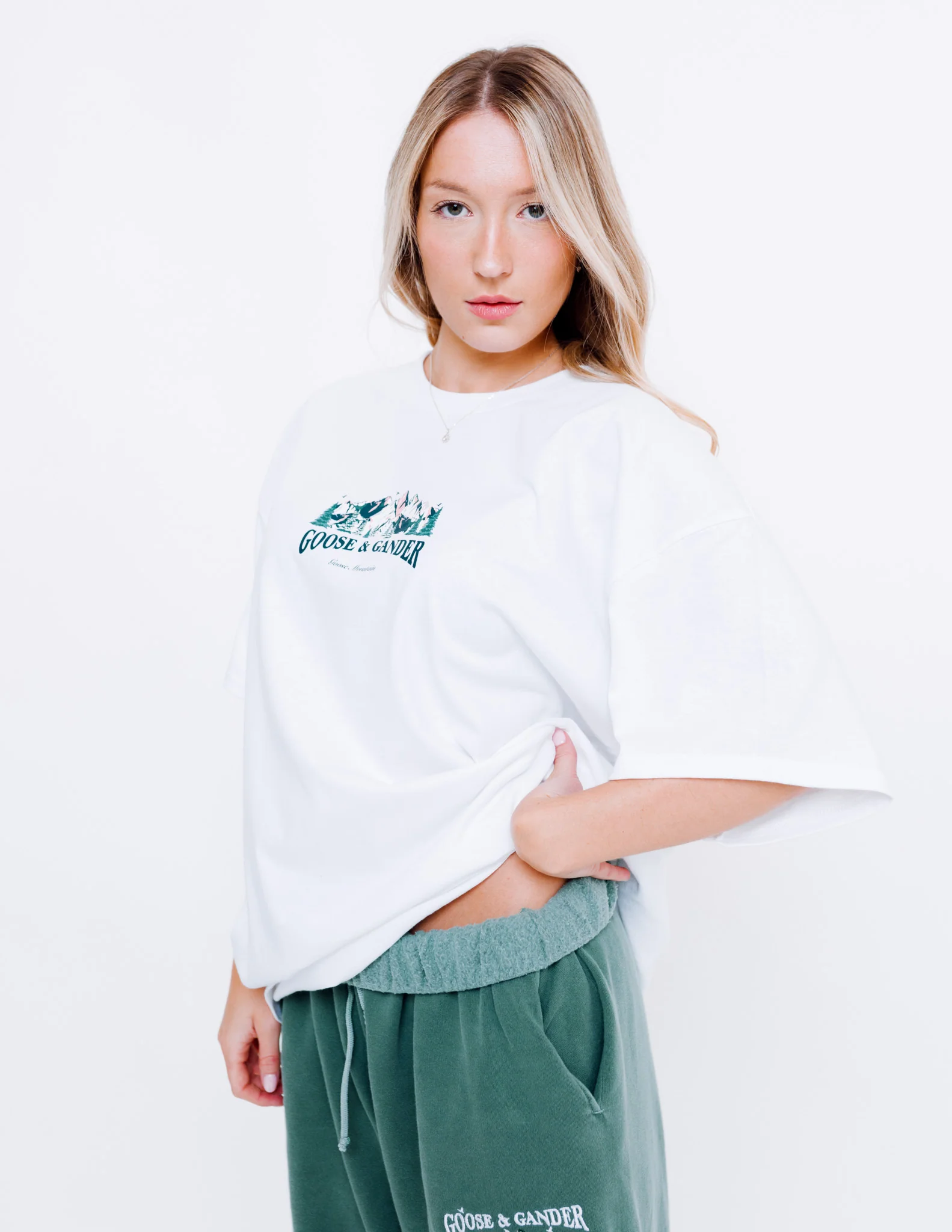 Mountain Tee - White - Image 5