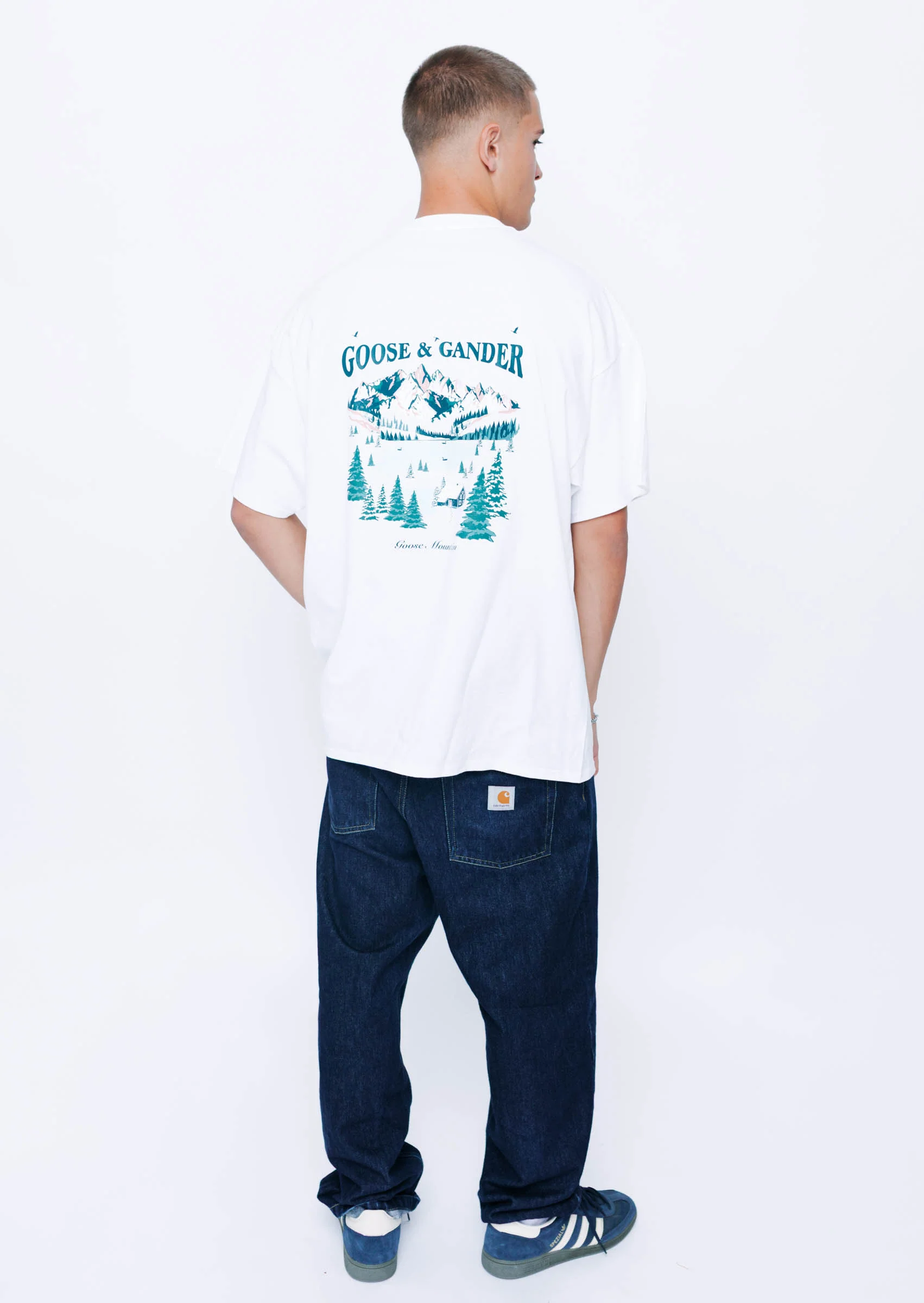 Mountain Tee - White - Image 6