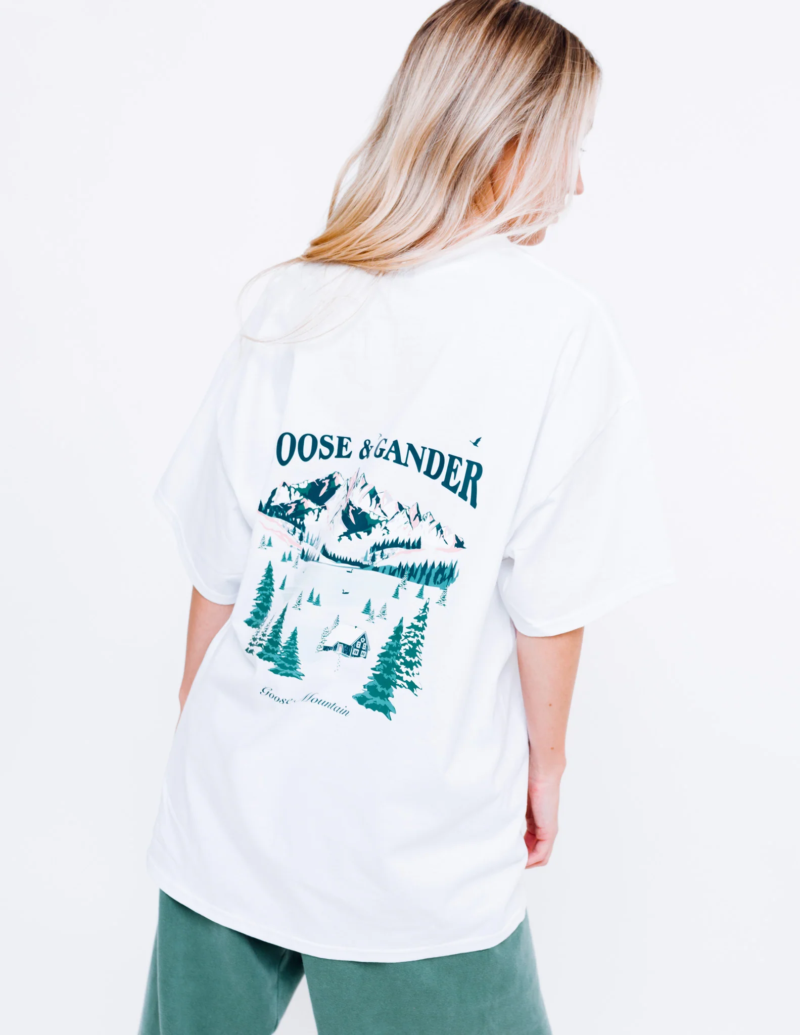 Mountain Tee - White - Image 9