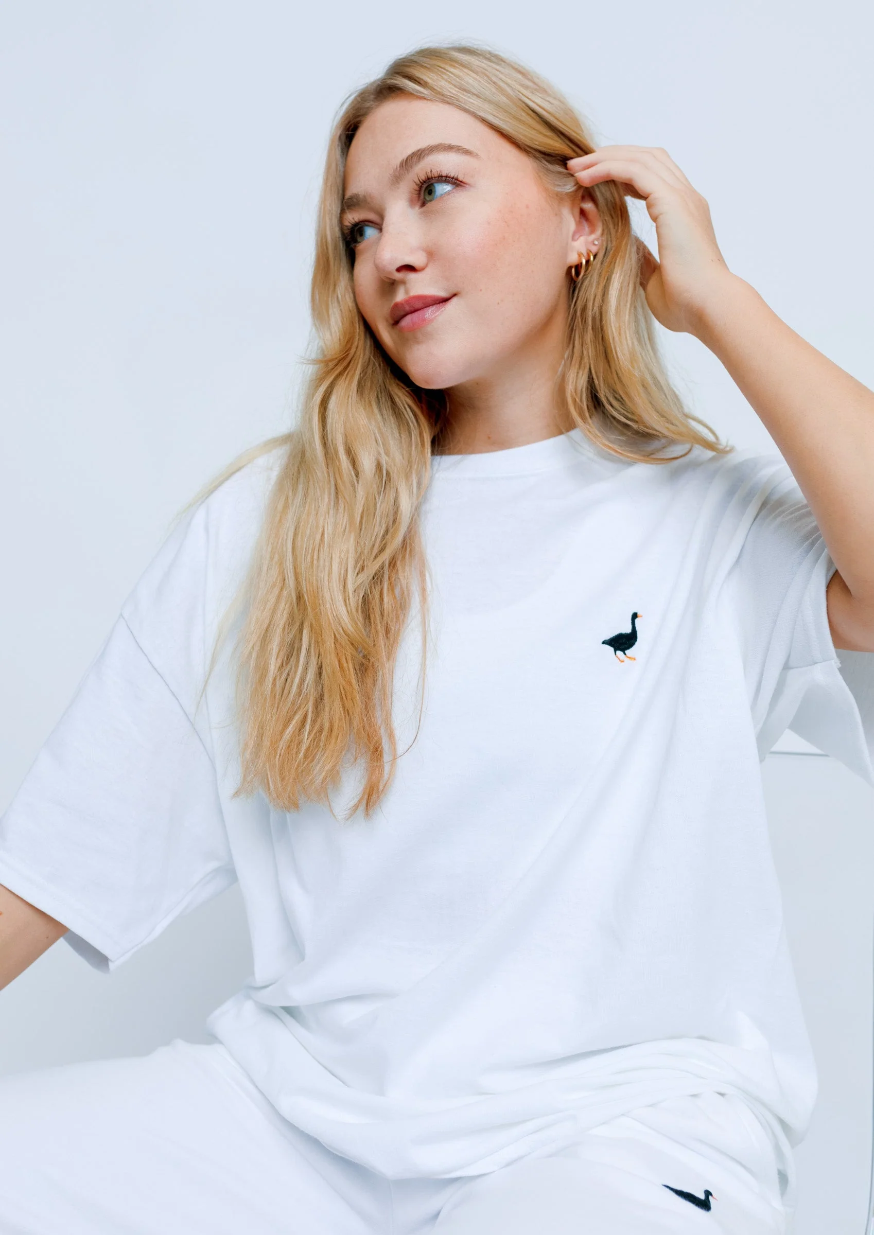 Goose Tee - White - Image 10