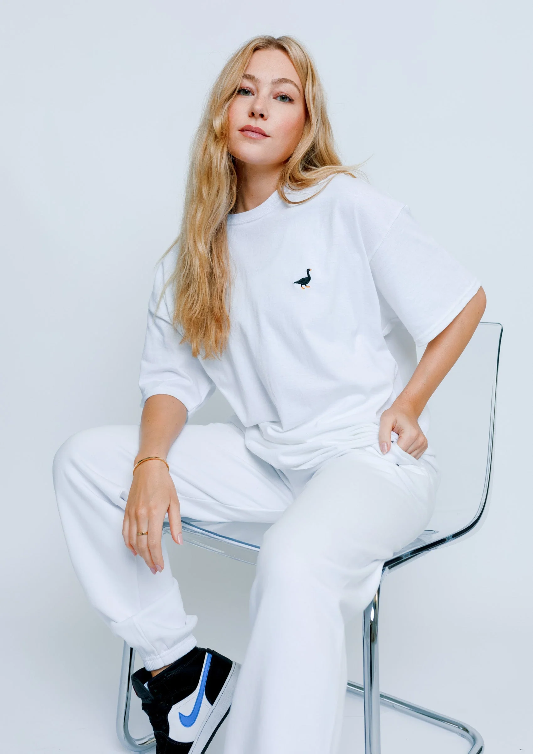 Goose Tee - White - Image 11