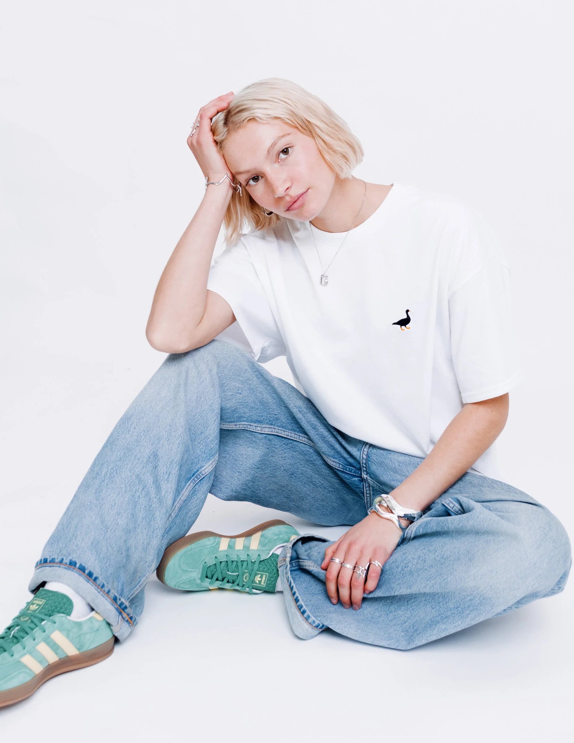 Goose Tee - White - Image 5