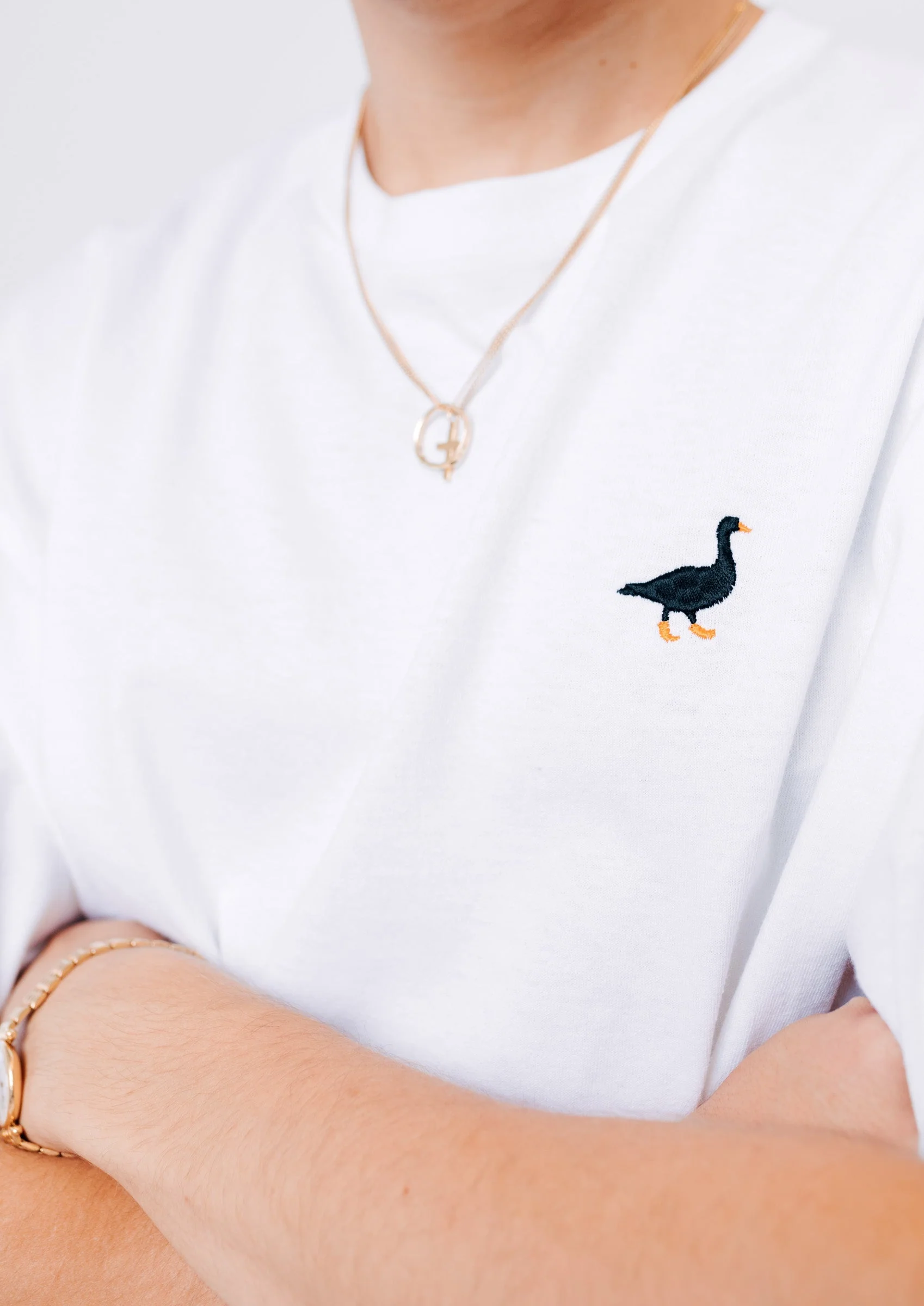 Goose Tee - White - Image 6