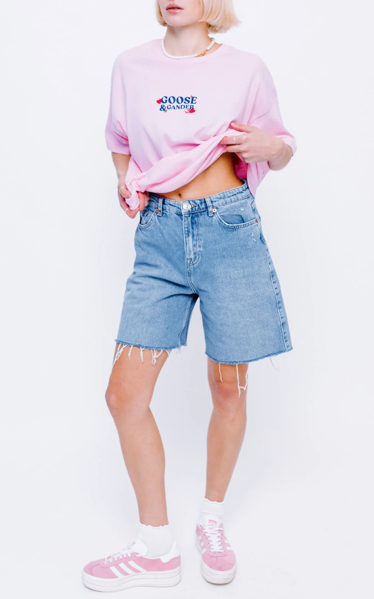 Wild Strawberry Tee - Baby Pink - Image 7