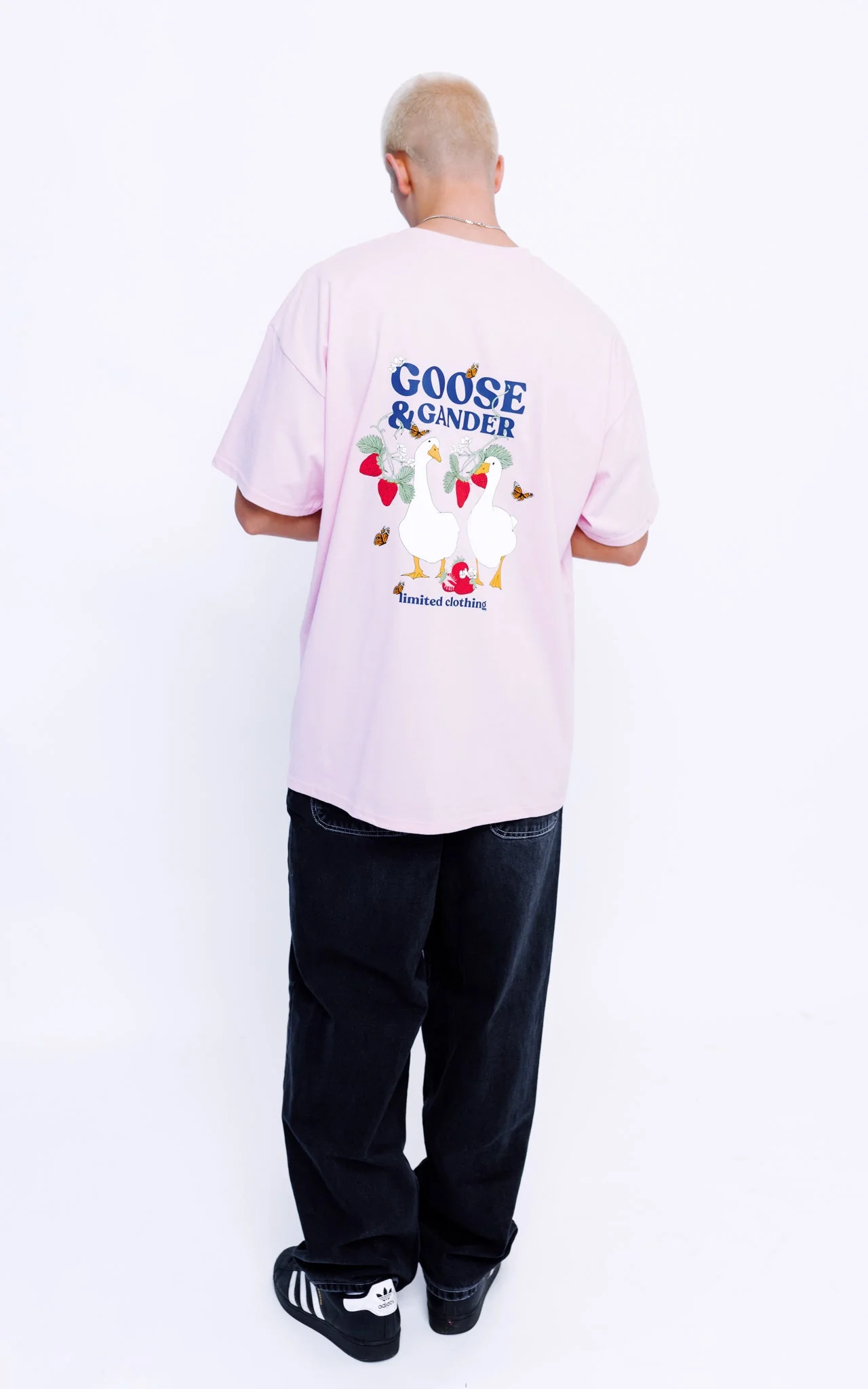 Wild Strawberry Tee - Baby Pink - Image 9