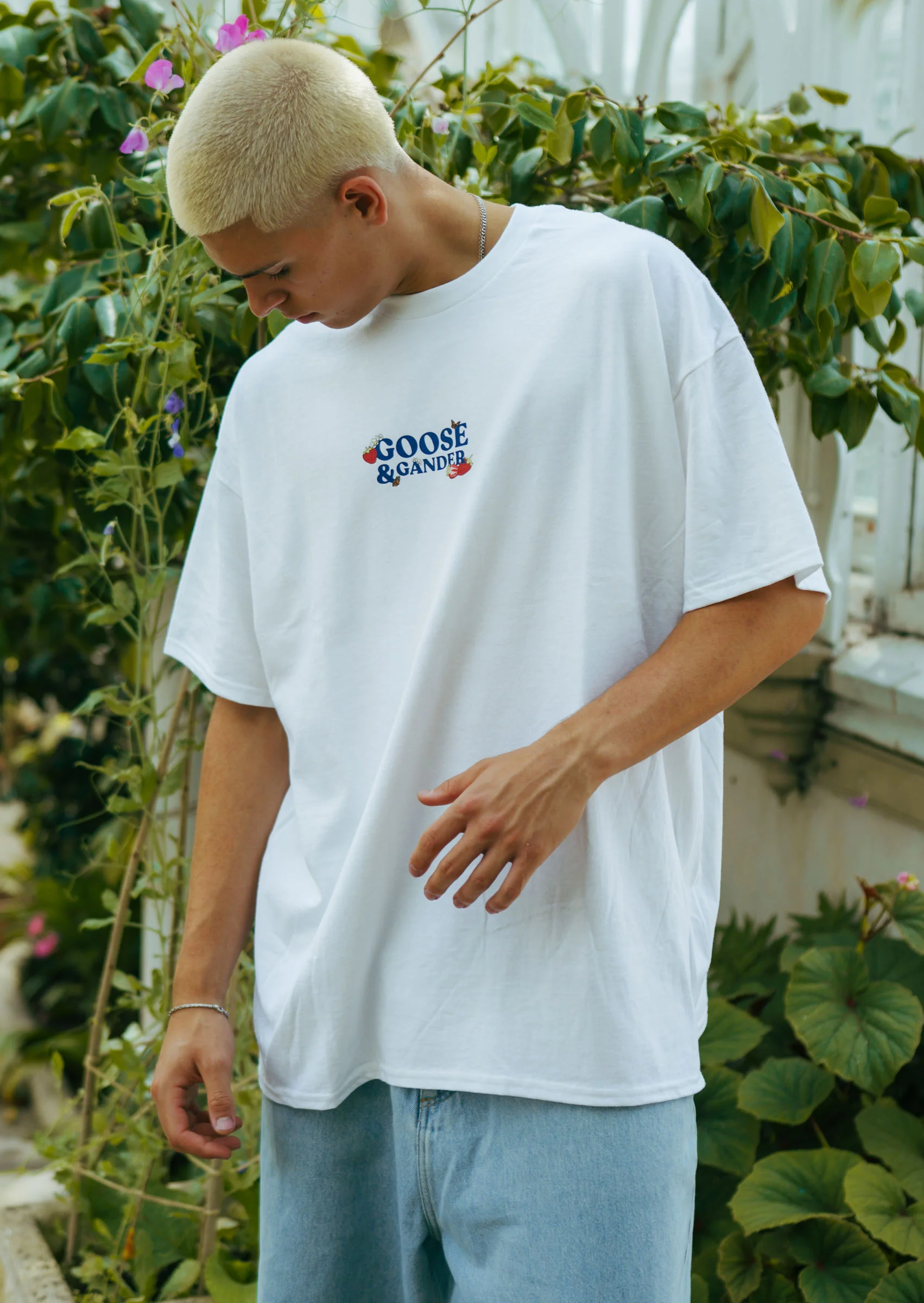 Wild Strawberry Tee - White - Image 10