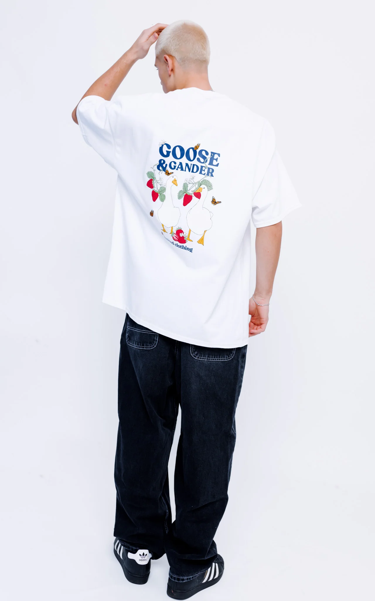 Wild Strawberry Tee - White - Image 13