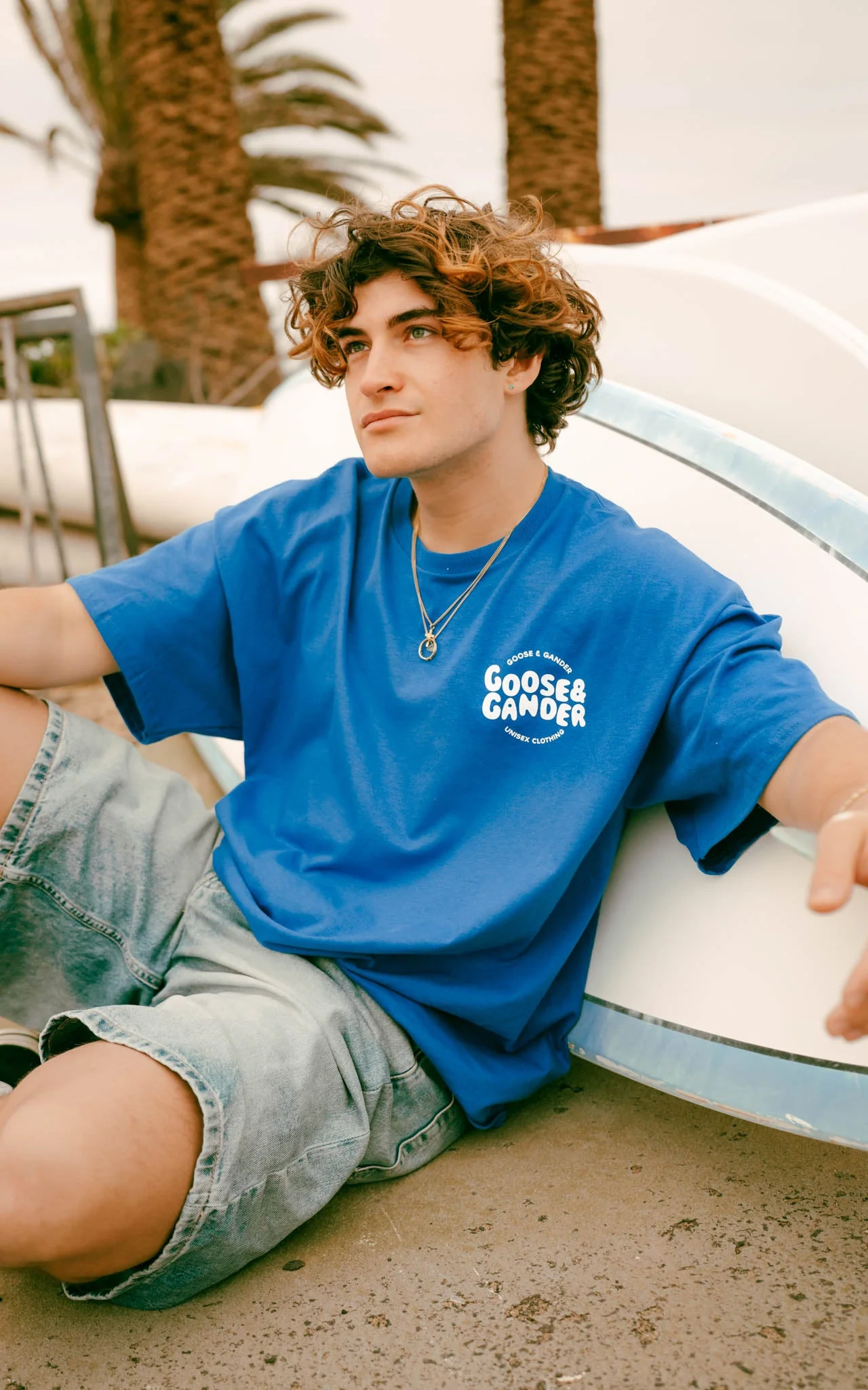 Azure Tee - Royal Blue - Image 12