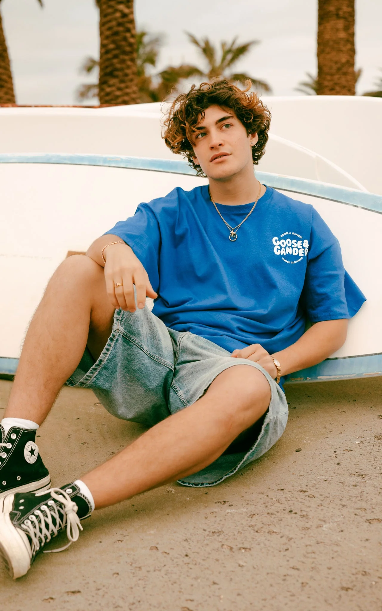 Azure Tee - Royal Blue - Image 2