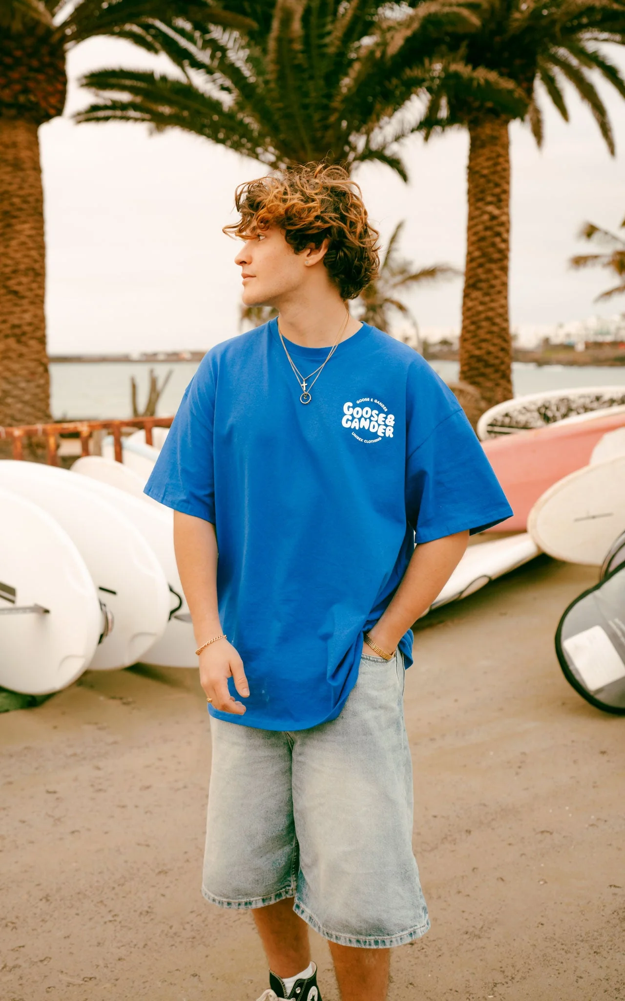 Azure Tee - Royal Blue - Image 6