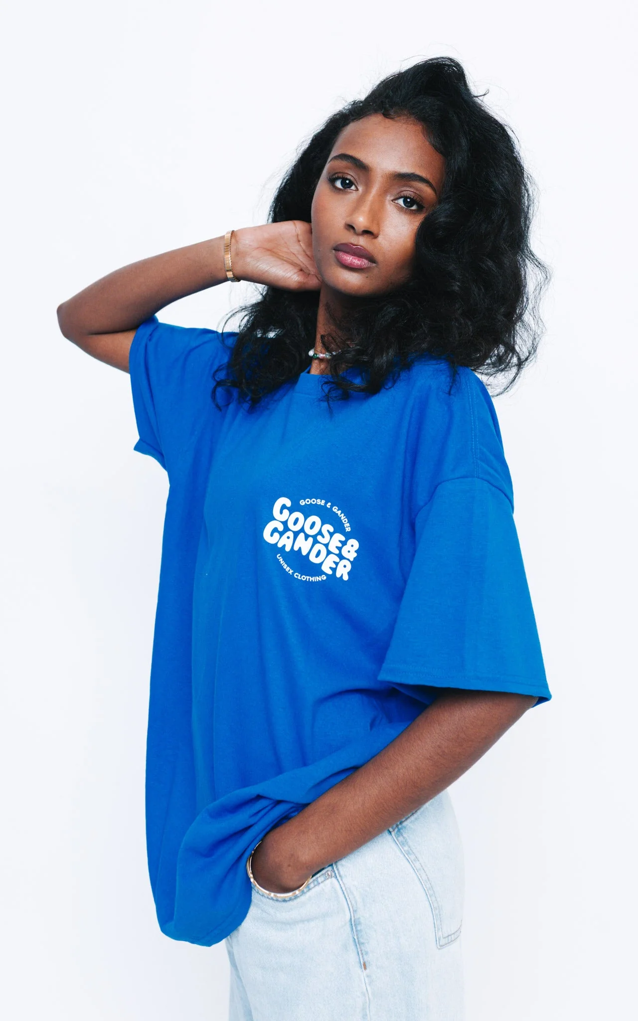 Azure Tee - Royal Blue - Image 8